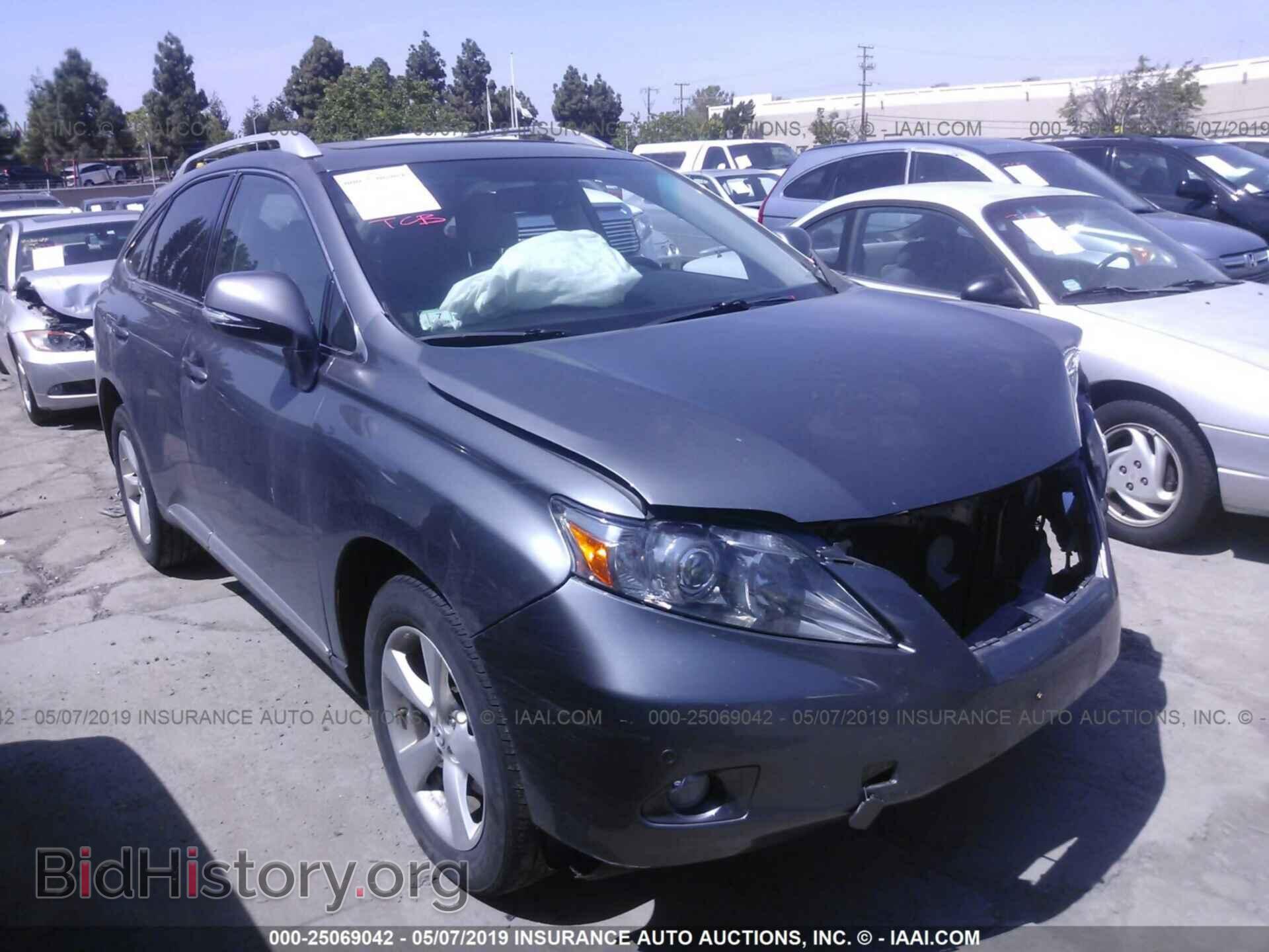 Photo 2T2BK1BA5CC154174 - LEXUS RX 2012