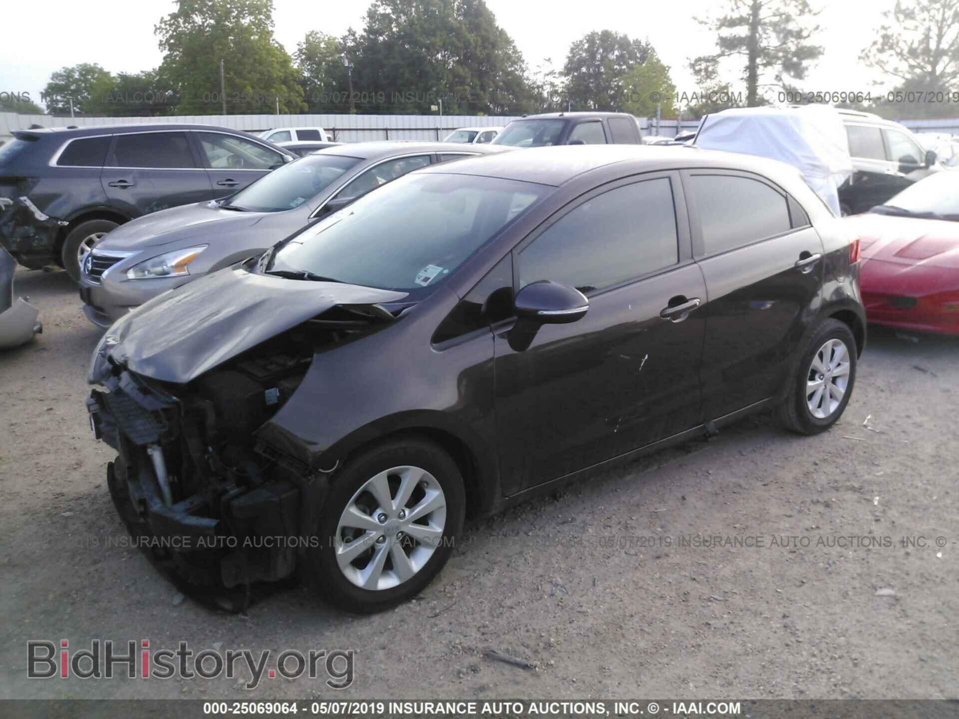 2014 KIA RIO - VIN: KNADN5A30E6320249 - Фото 2