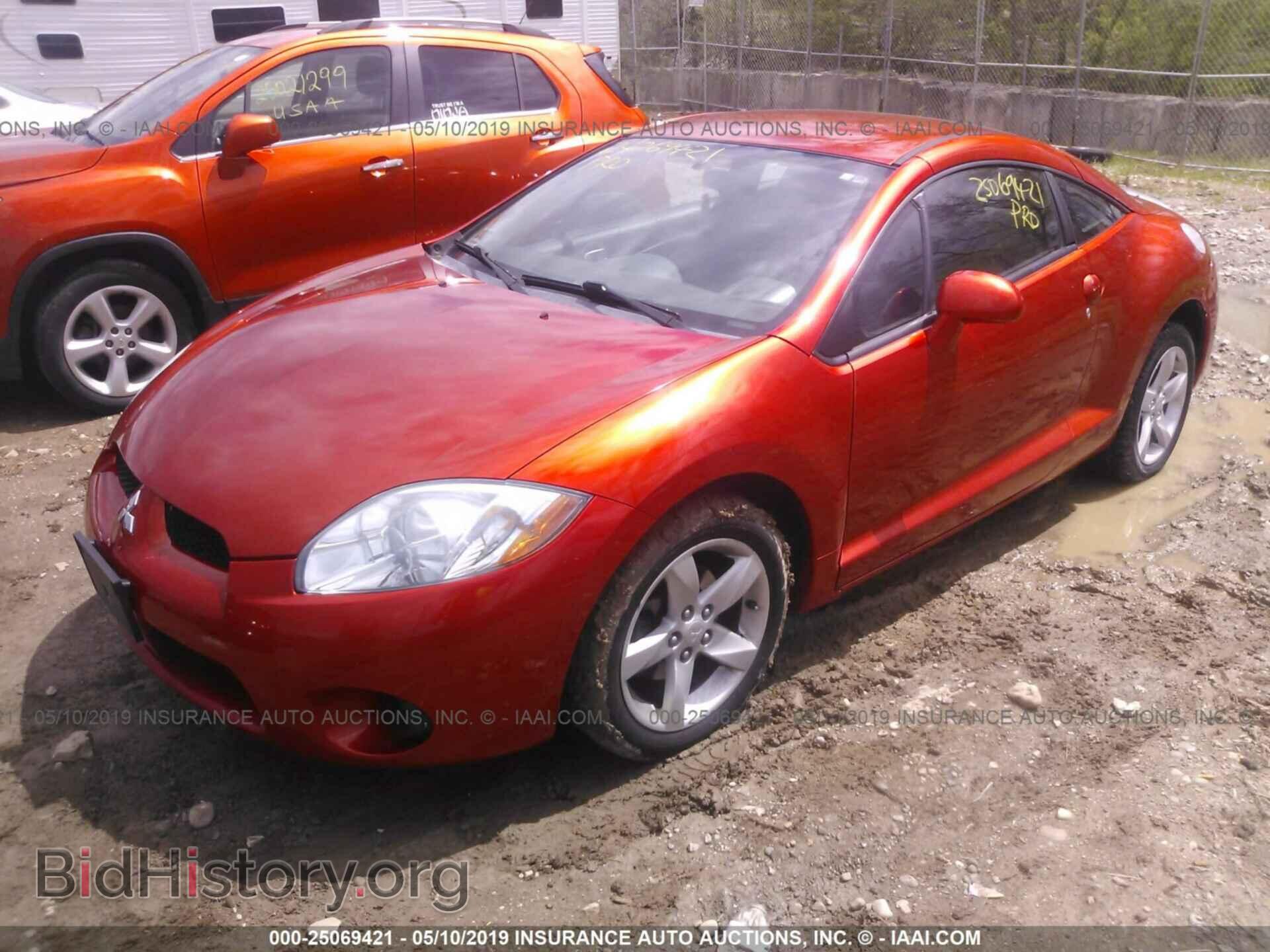 2008 MITSUBISHI ECLIPSE - VIN: 4A3AK24F78E041973 - Фото 2