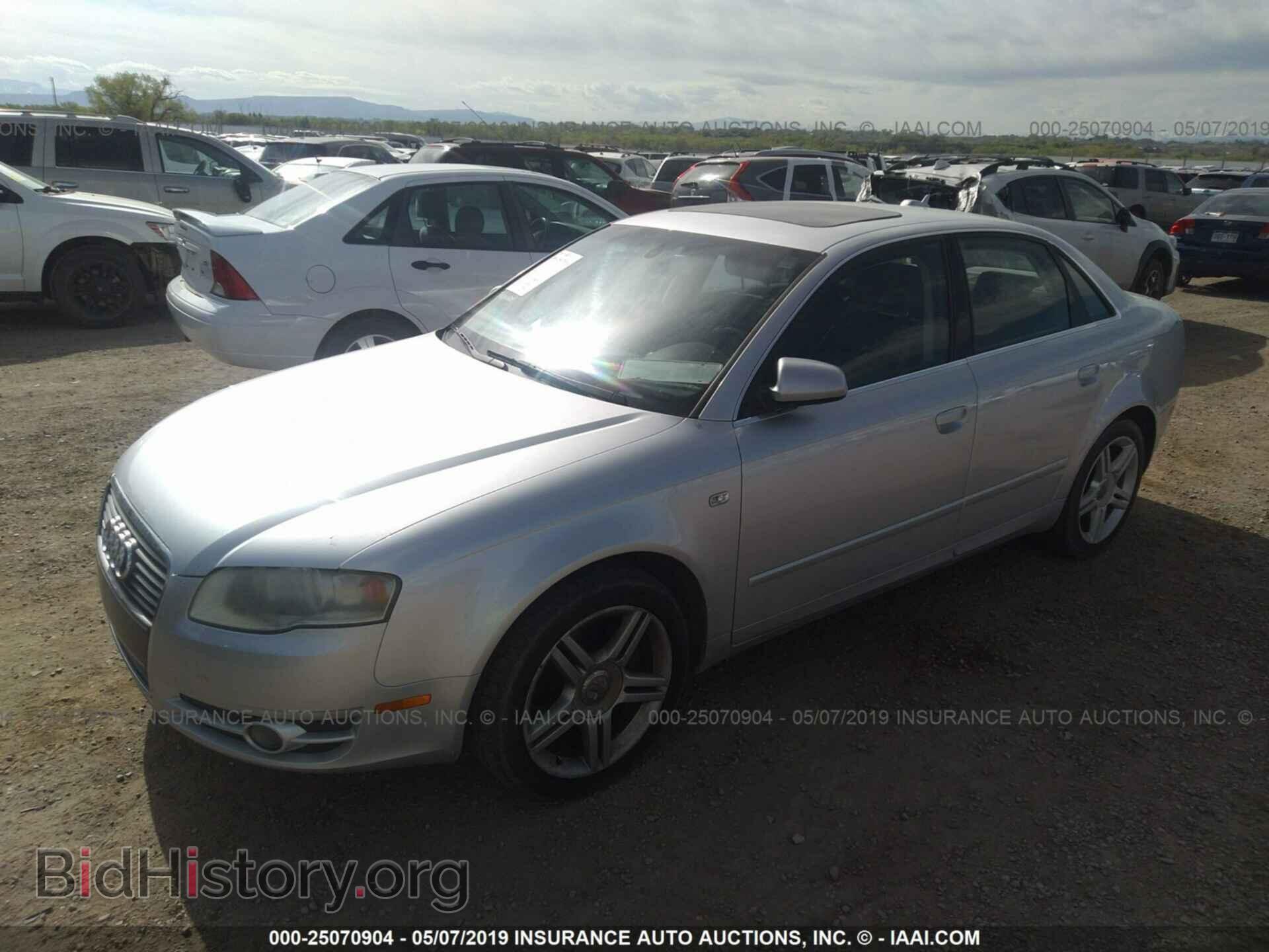 2006 AUDI A4 - VIN: WAUDH78E66A228295 - Фото 2