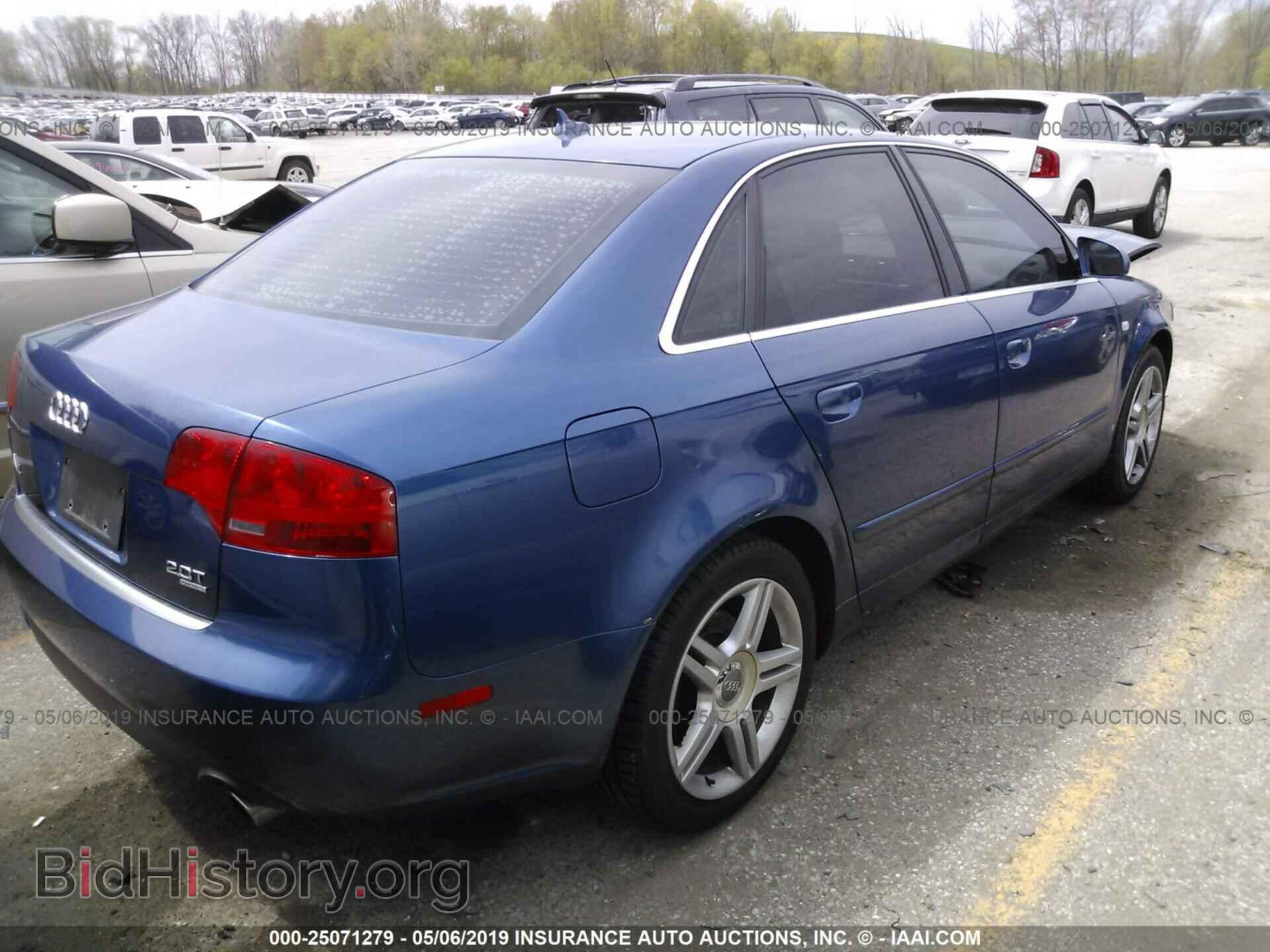 2007 AUDI A4 - VIN: WAUDF78E27A126502 - Фото 4