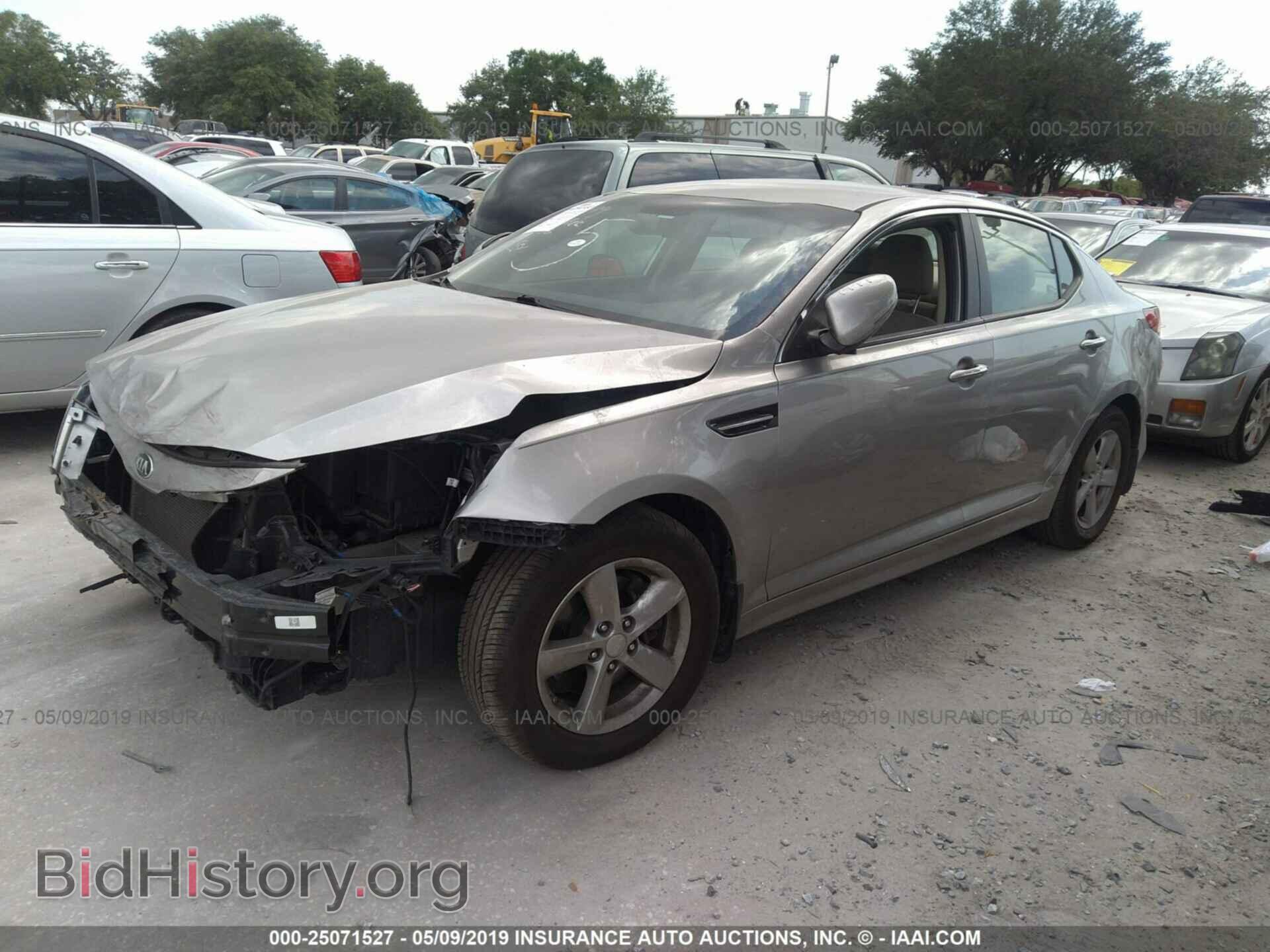2014 KIA OPTIMA - VIN: 5XXGM4A78EG336037 - Фото 2