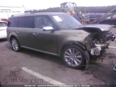 2012 Ford FLEX Limited, золотистый — VIN 2FMGK5DC7CBD19565, IAAI