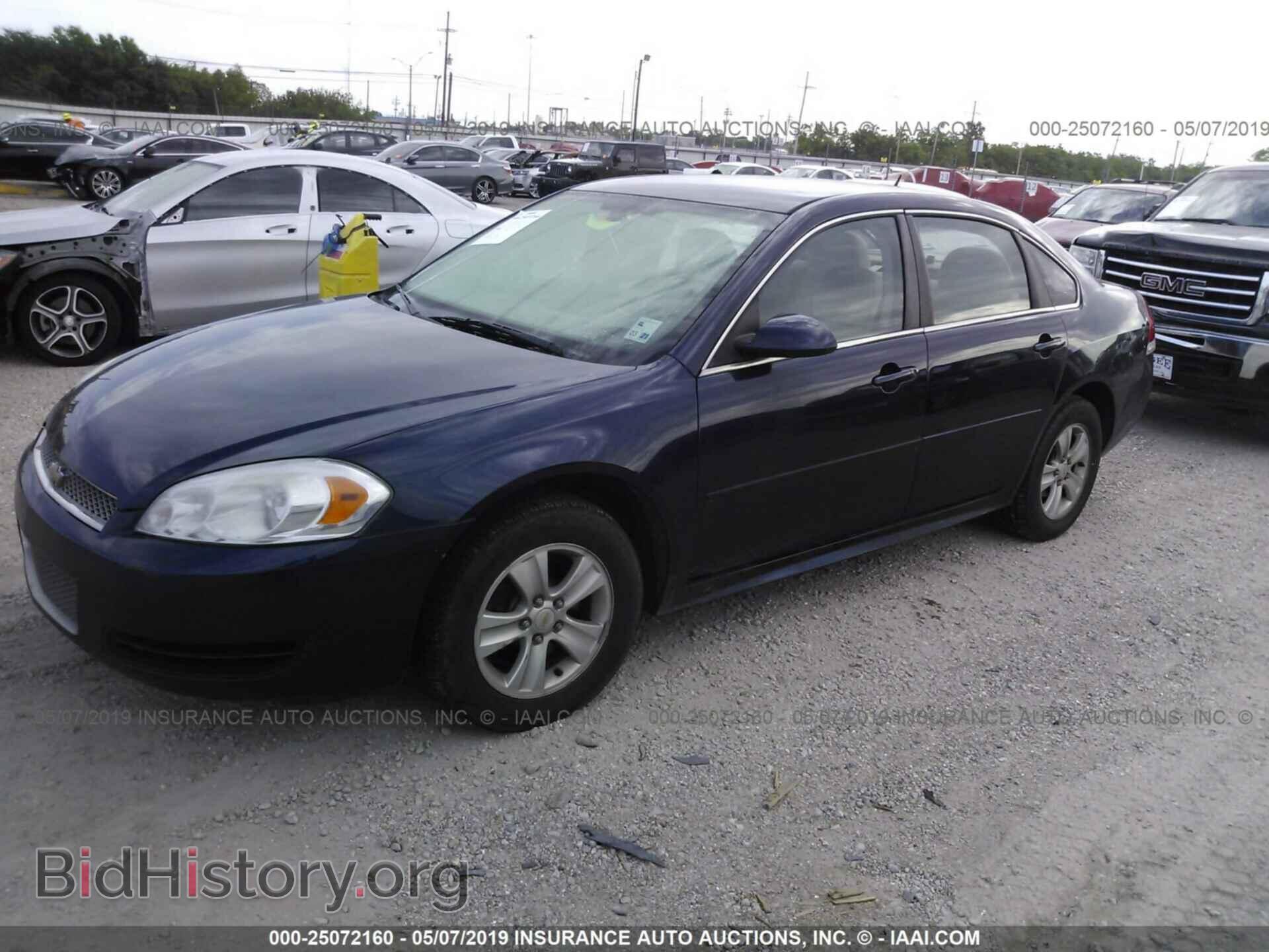 2012 CHEVROLET IMPALA - VIN: 2G1WA5E36C1203855 - Фото 2