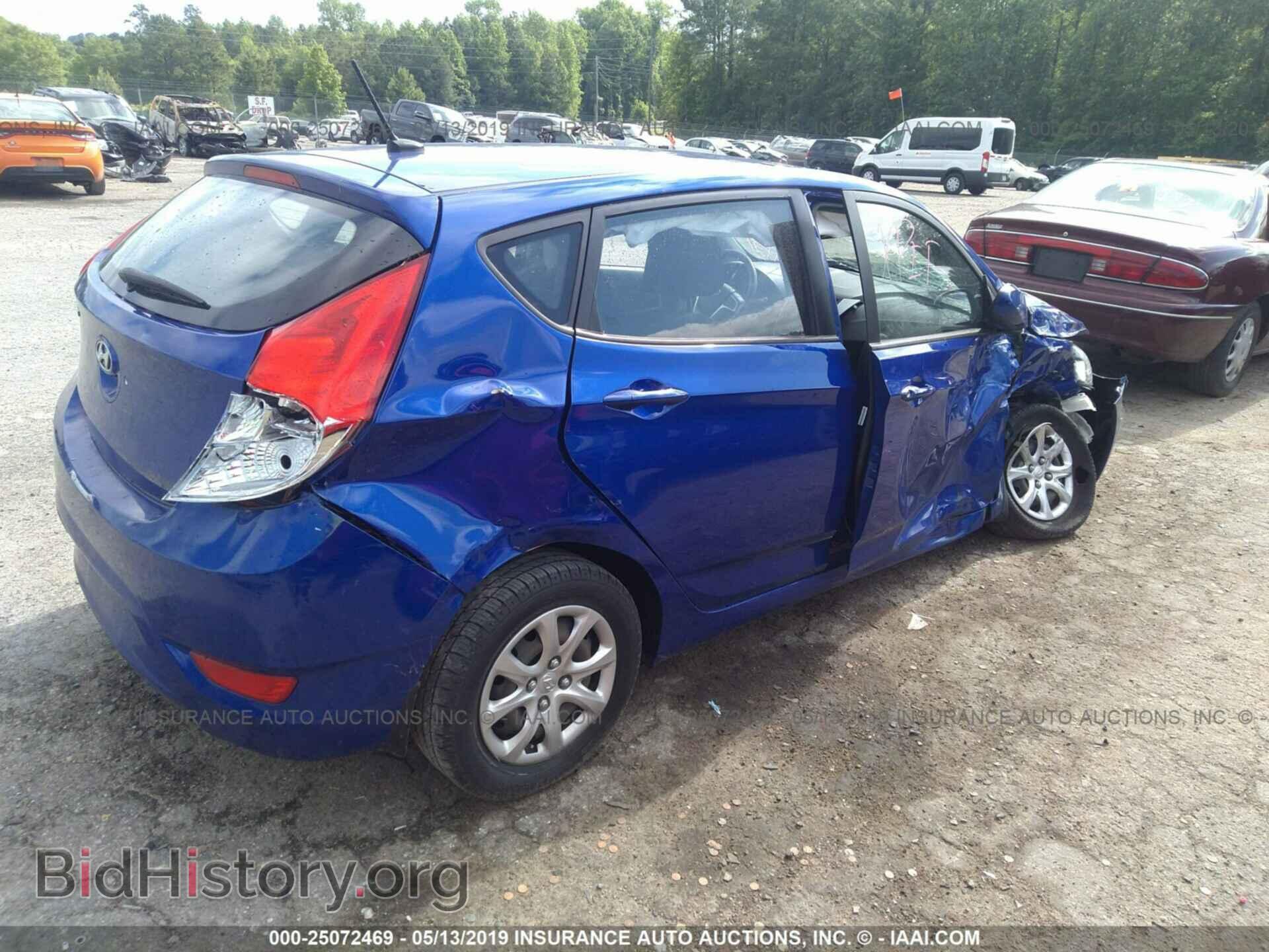 2013 HYUNDAI ACCENT - VIN: KMHCT5AE2DU100753 - Фото 4