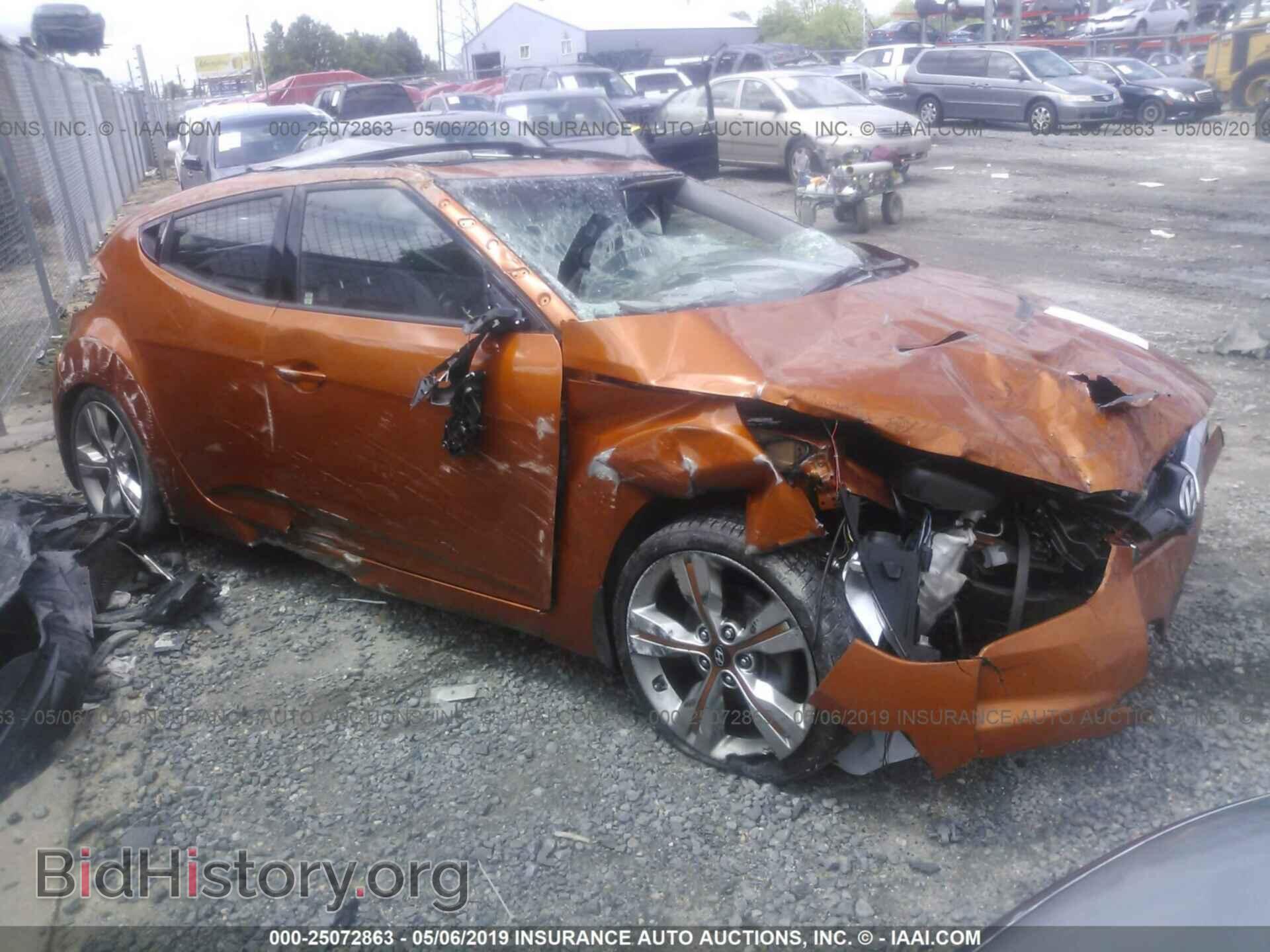 Photo KMHTC6AD4DU162264 - HYUNDAI VELOSTER 2013