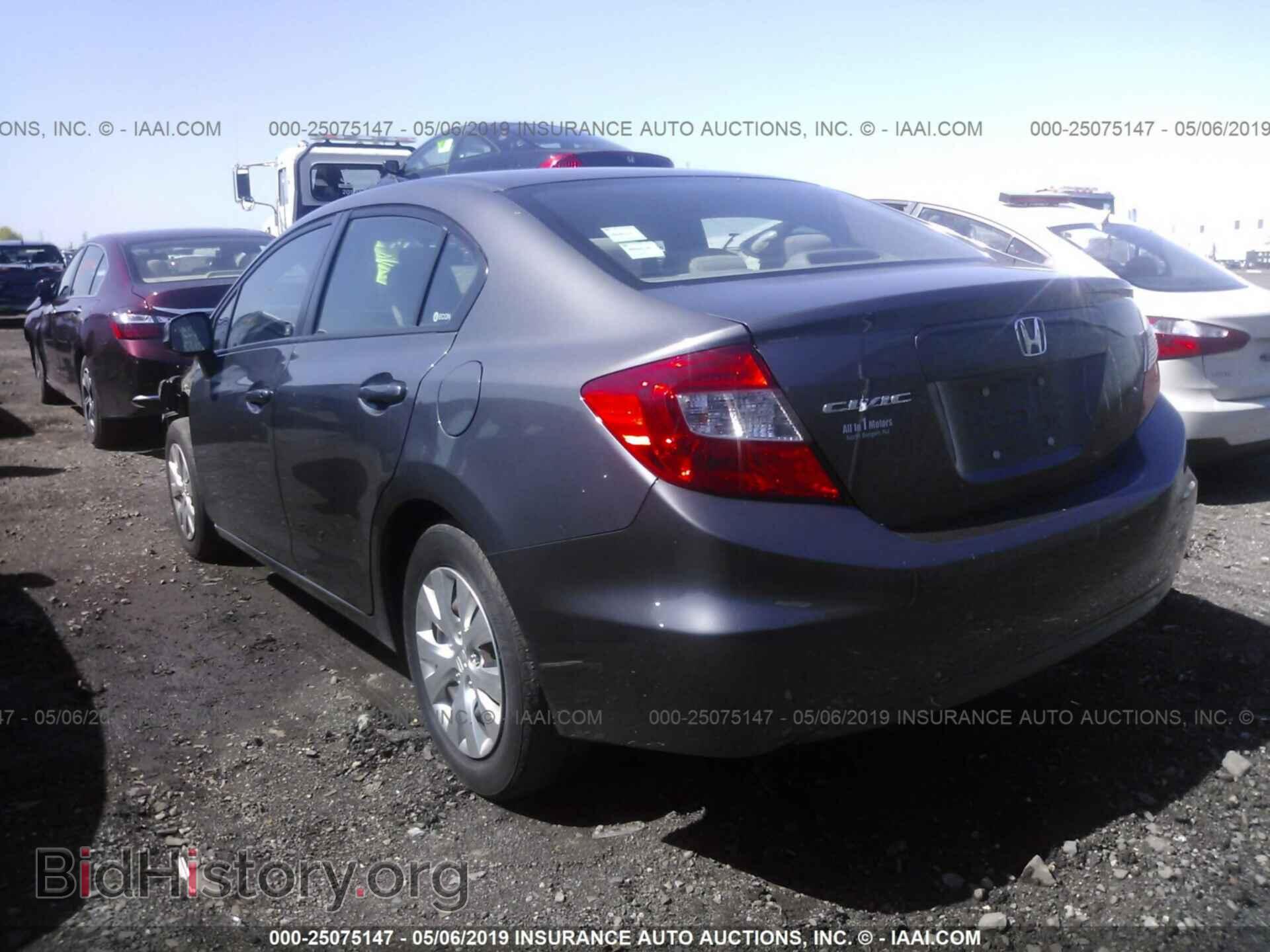 2012 HONDA CIVIC - VIN: 2HGFB2F51CH500365 - Фото 3