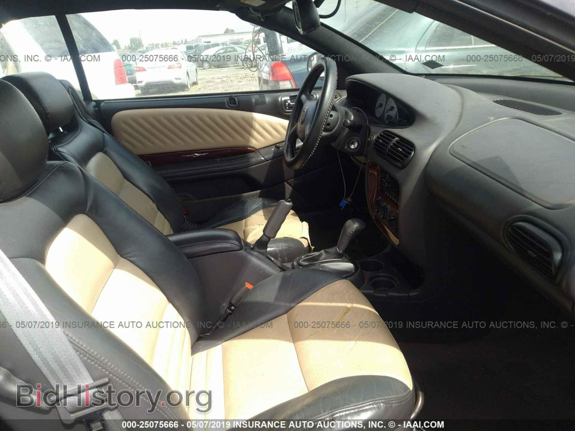 2000 CHRYSLER SEBRING - VIN: 3C3EL55H0YT228270 - Фото 5