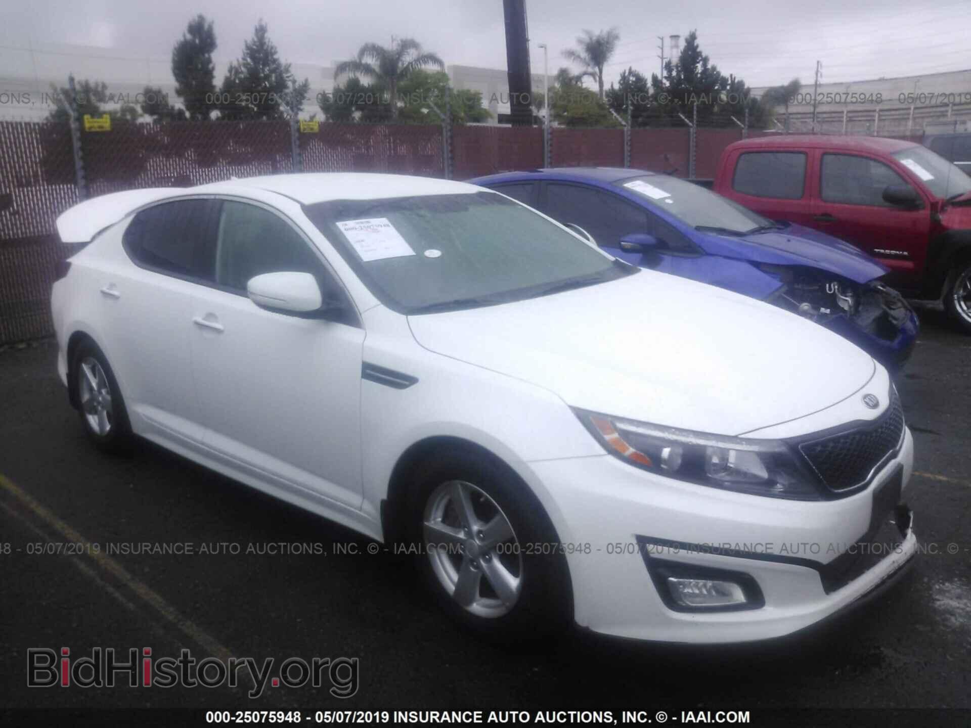 Фотография KNAGM4A76F5642706 - KIA OPTIMA 2015