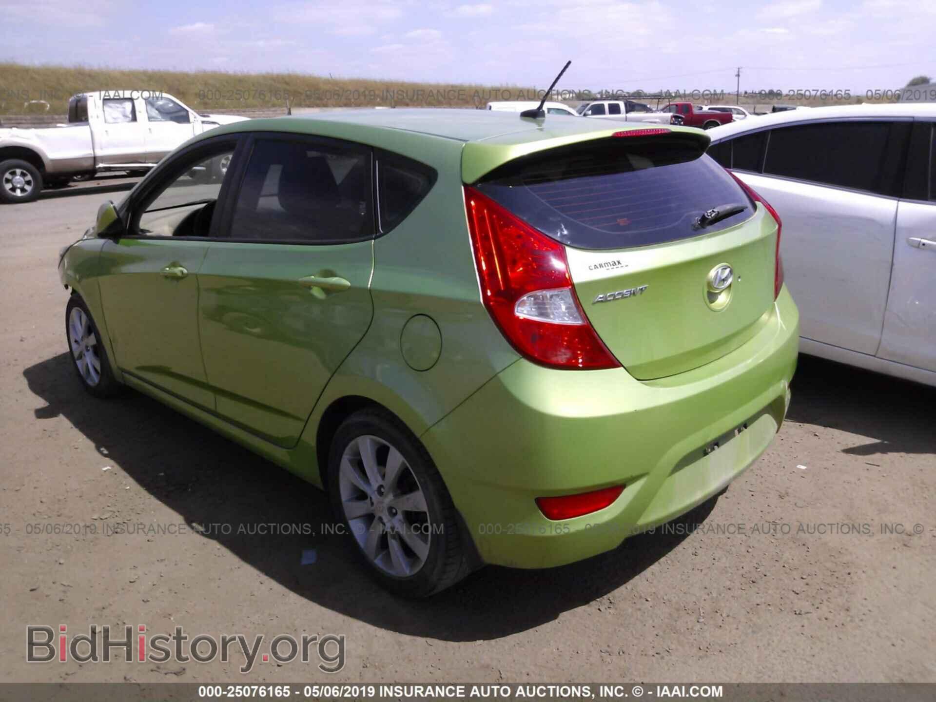 2012 HYUNDAI ACCENT - VIN: KMHCU5AE5CU041645 - Фото 3
