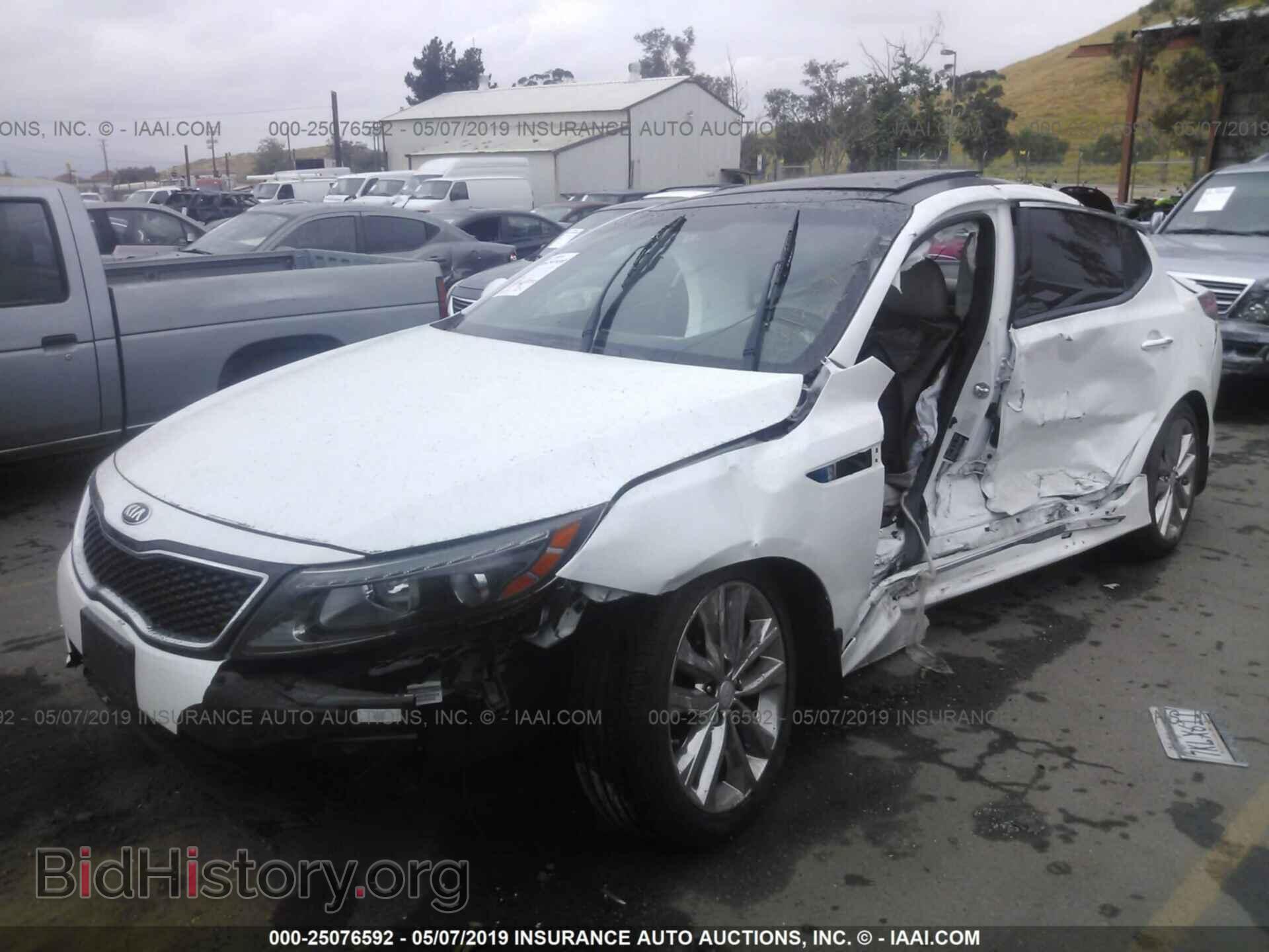 2015 KIA OPTIMA - VIN: 5XXGR4A63FG425718 - Фото 2