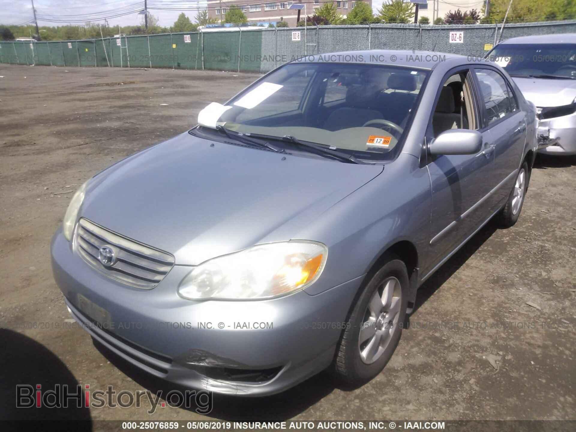 2003 TOYOTA COROLLA - VIN: 2T1BR38E73C124423 - Фото 2