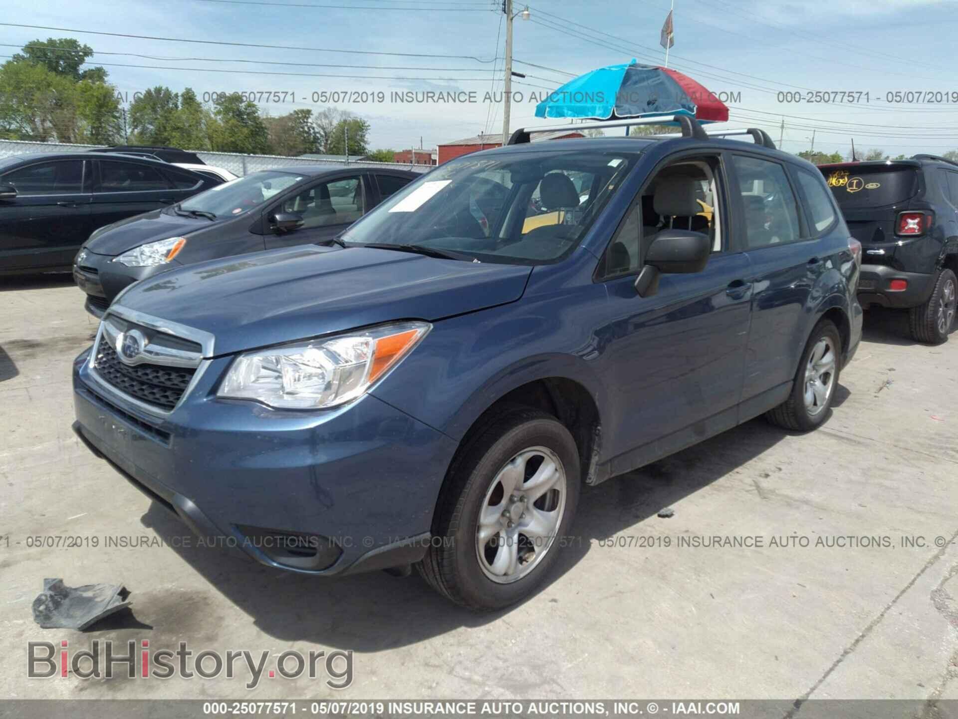 2014 SUBARU FORESTER - VIN: JF2SJAAC9EH510345 - Фото 2
