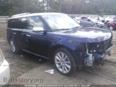 2011 Ford FLEX, blue — VIN 2FMGK5DC7BBD32573, IAAI