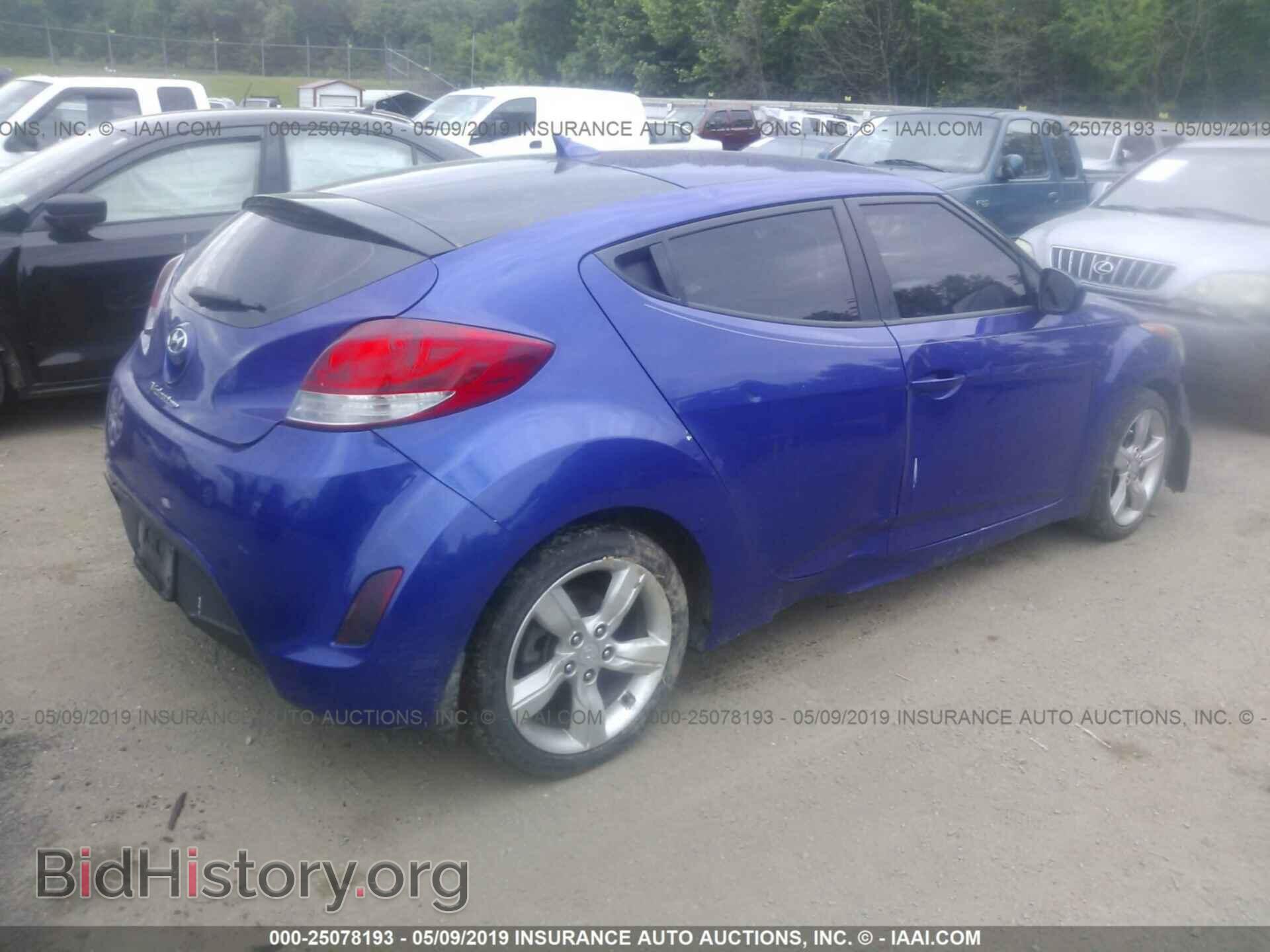 2012 HYUNDAI VELOSTER - VIN: KMHTC6AD8CU056415 - Фото 4