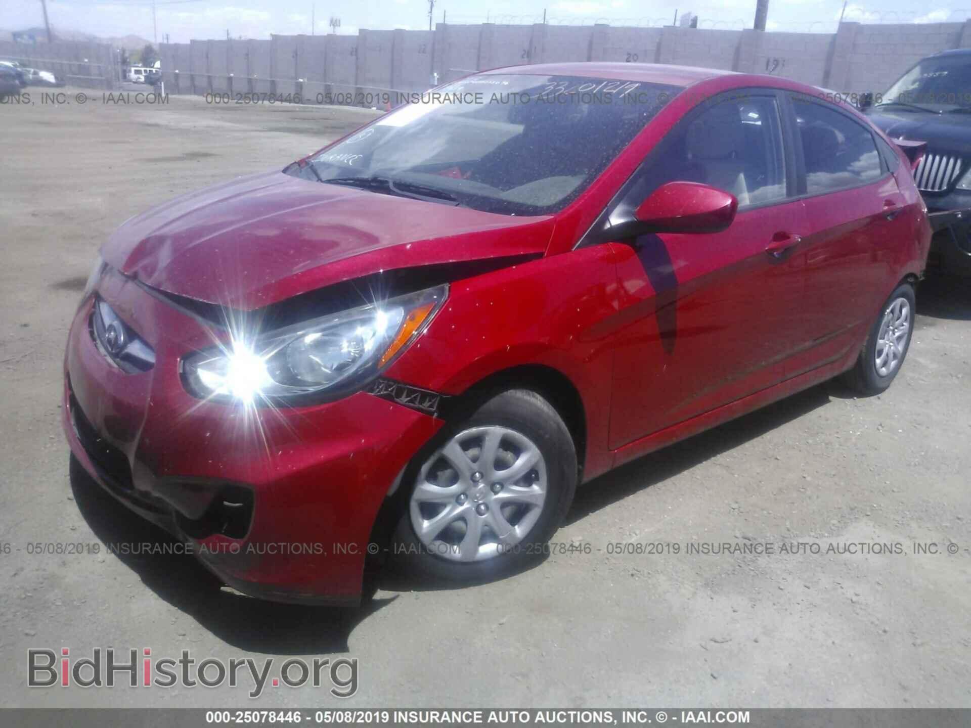 2012 HYUNDAI ACCENT - VIN: KMHCT4AE9CU218100 - Фото 2