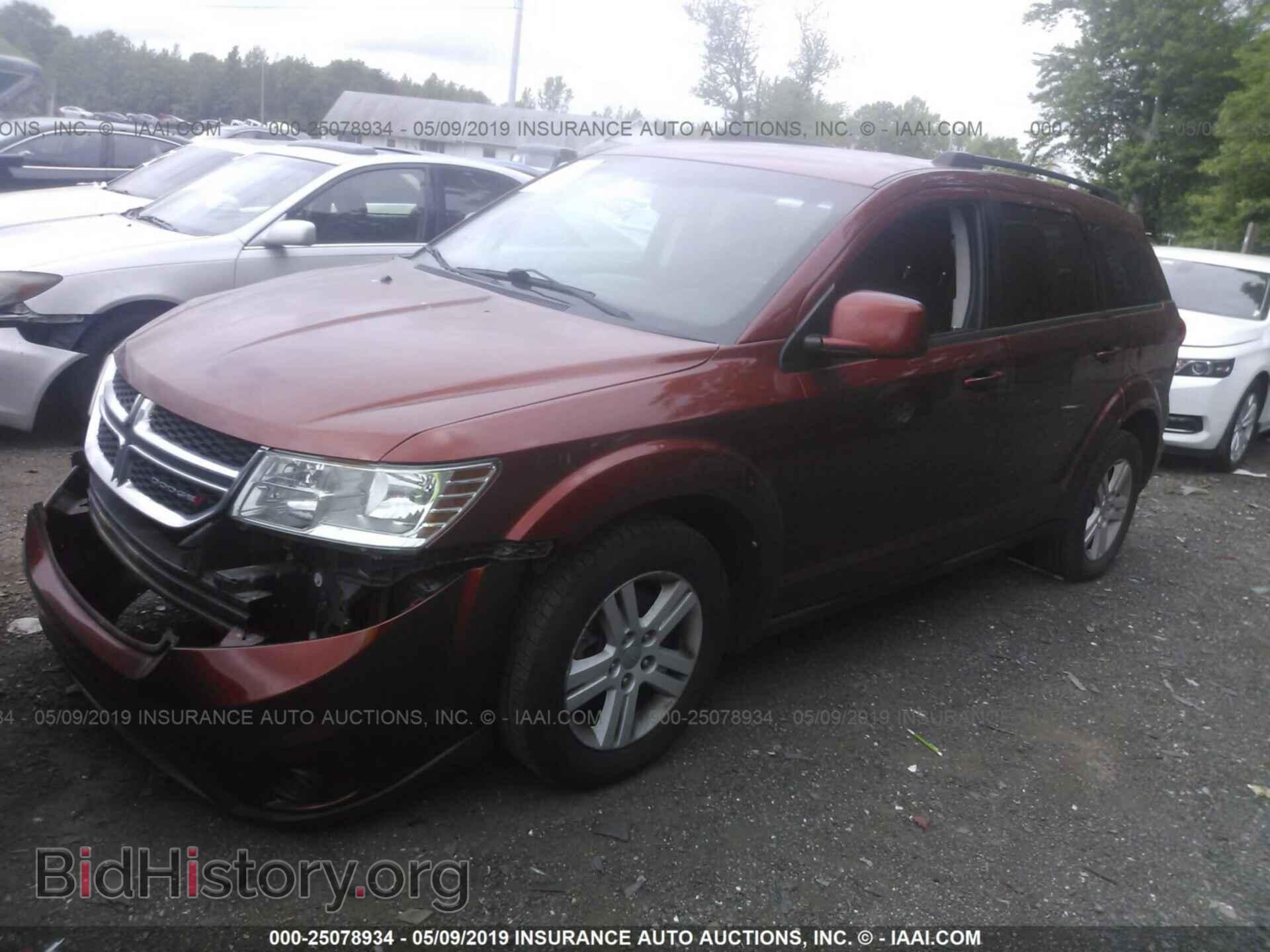 2012 DODGE JOURNEY - VIN: 3C4PDCBB0CT341845 - Фото 2