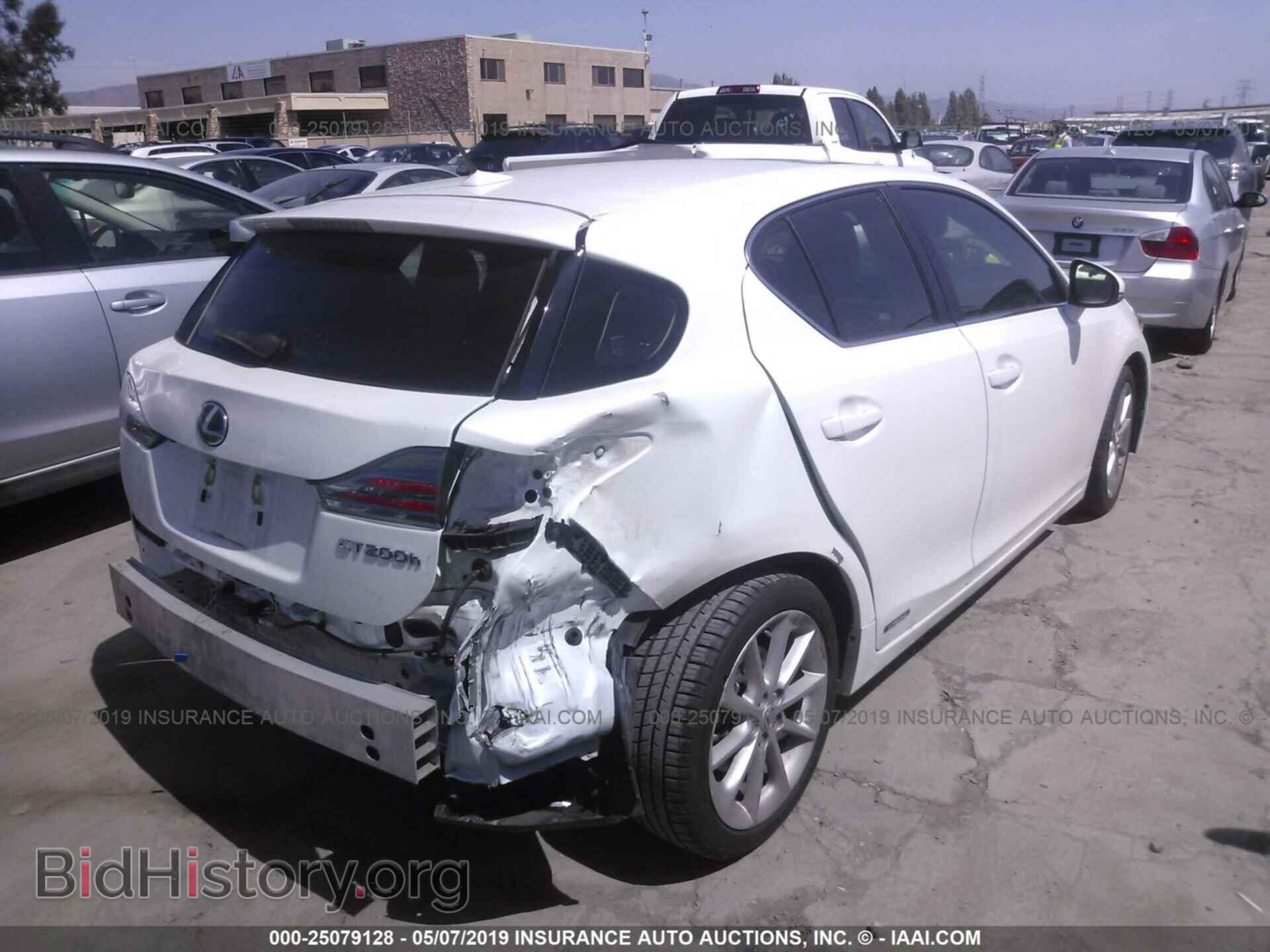 2013 LEXUS CT - VIN: JTHKD5BH8D2129576 - Фото 4