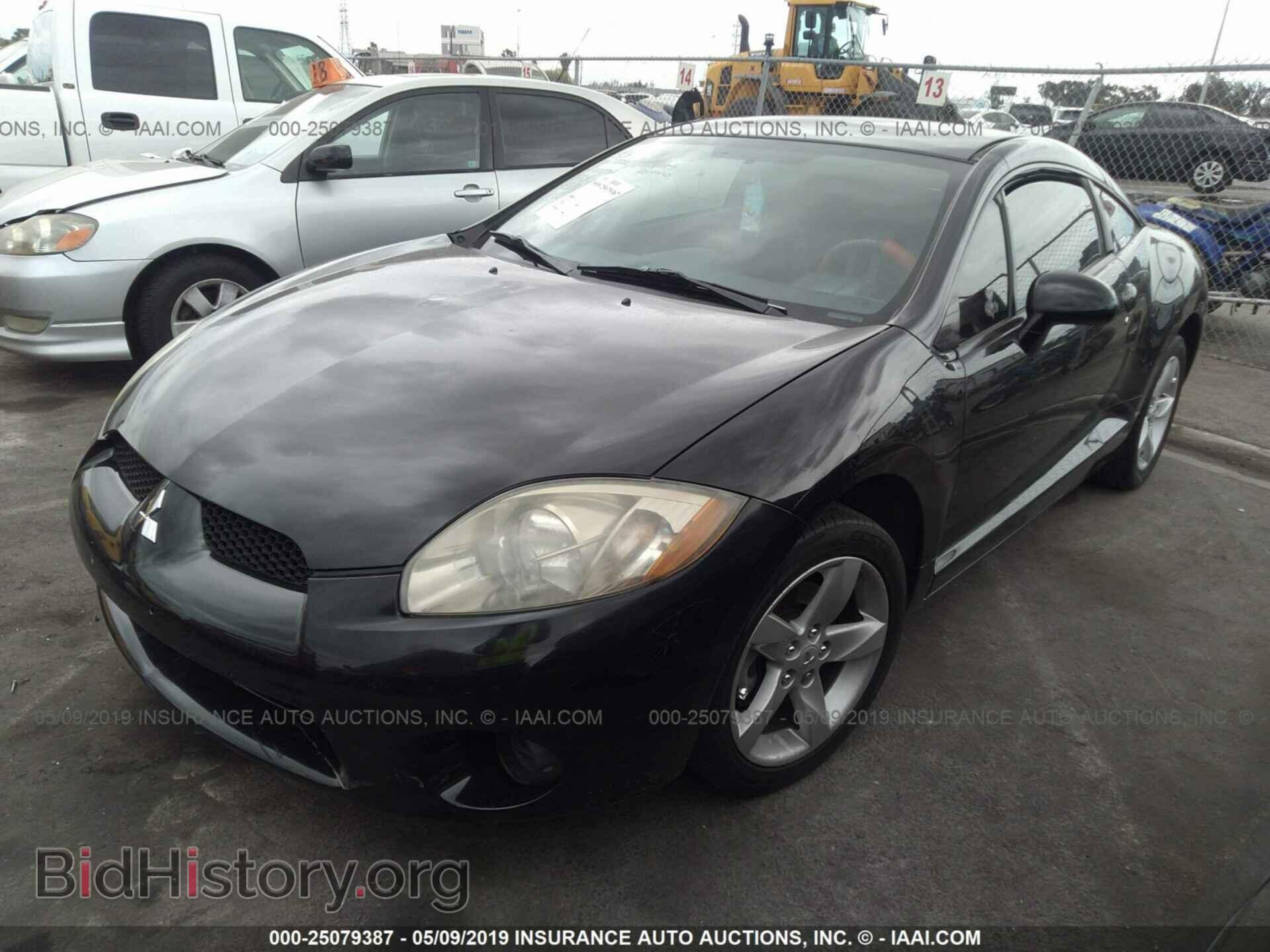 2007 MITSUBISHI ECLIPSE - VIN: 4A3AK24F97E021660 - Фото 2