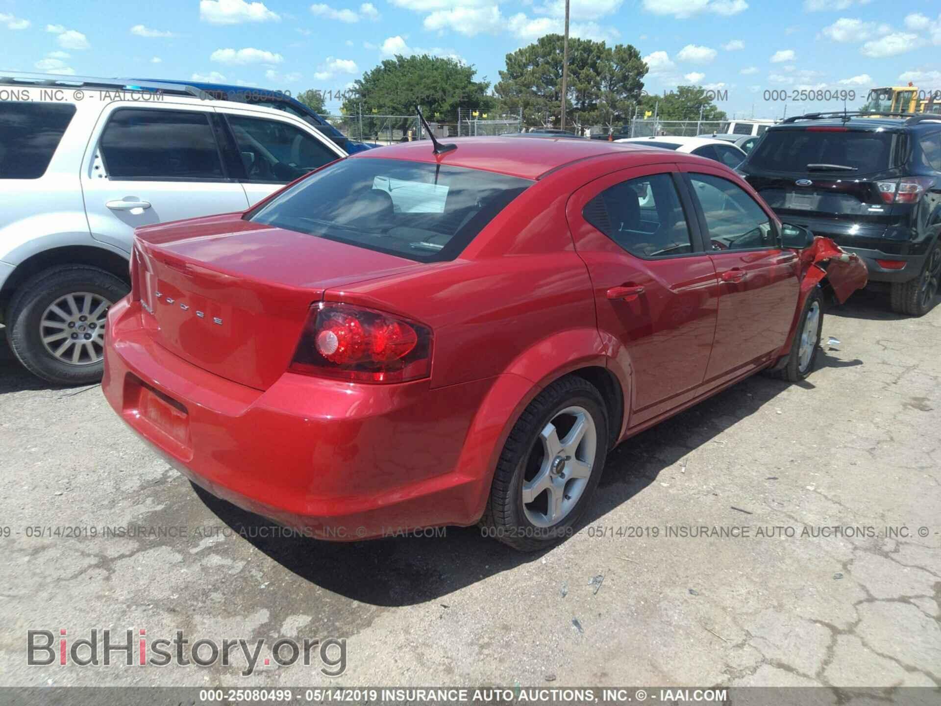 2014 DODGE AVENGER - VIN: 1C3CDZAB6EN219744 - Фото 4