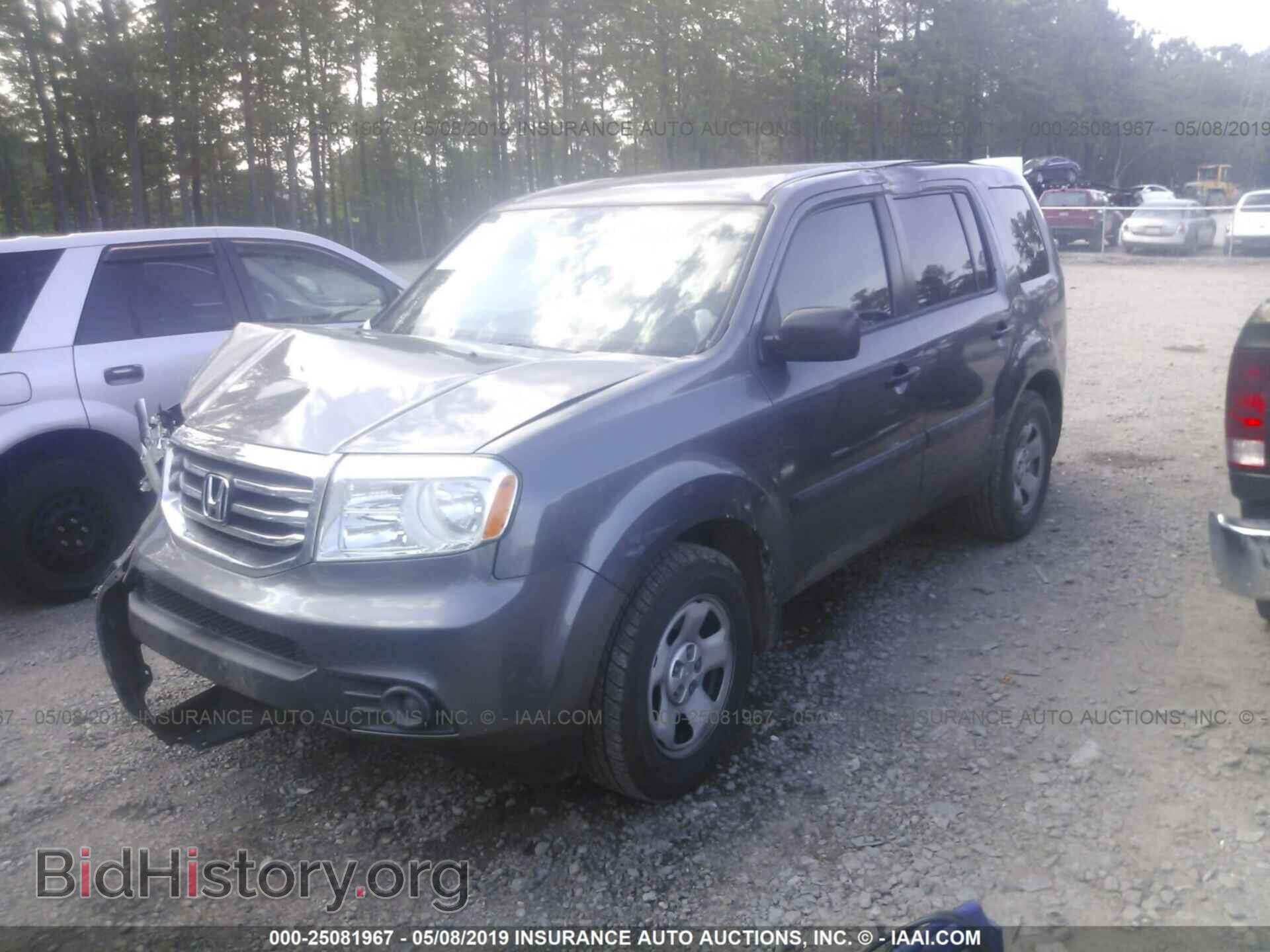 2014 HONDA PILOT - VIN: 5FNYF3H27EB016858 - Фото 2