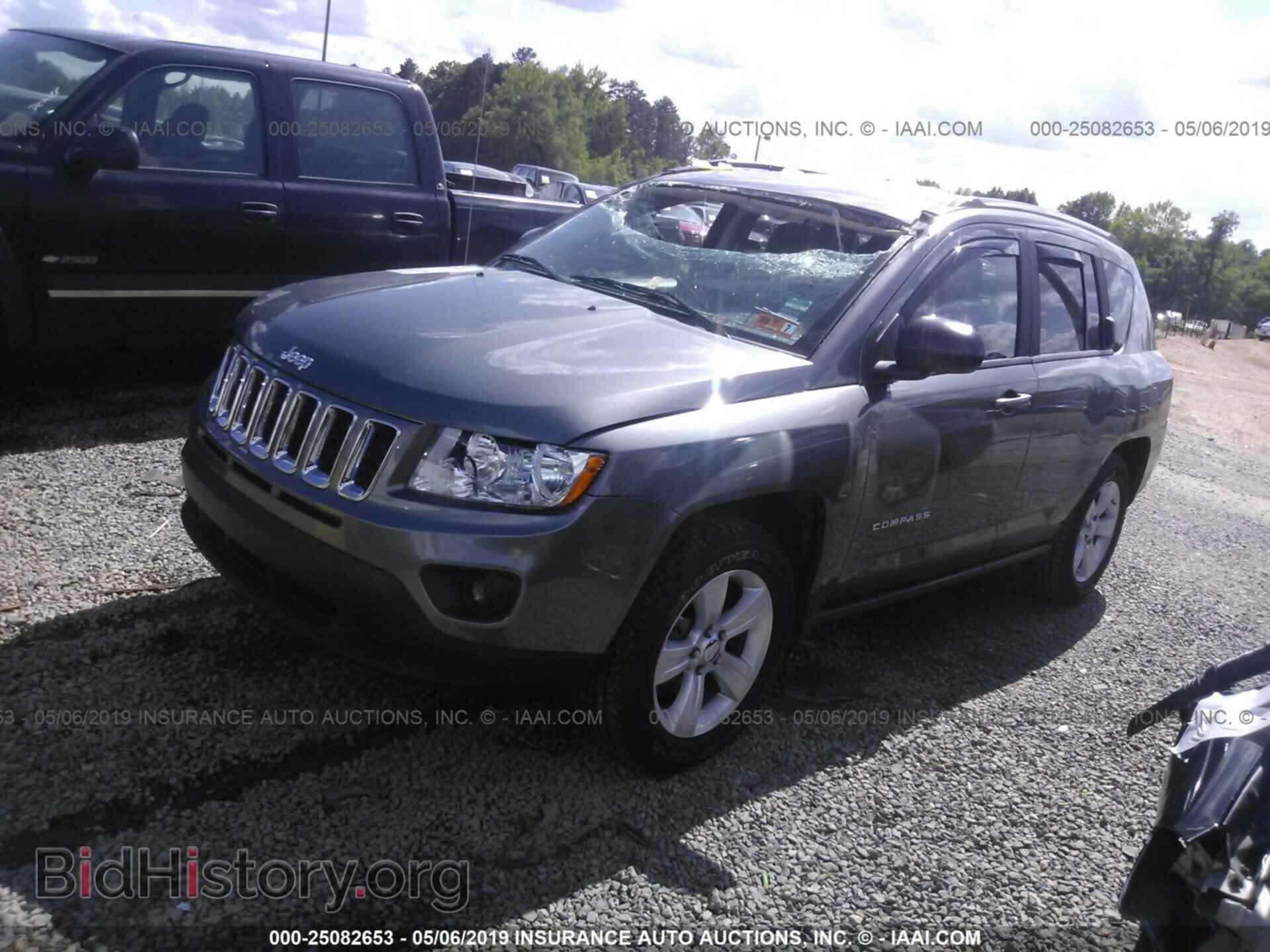 2012 JEEP COMPASS - VIN: 1C4NJDEB4CD539853 - Фото 2