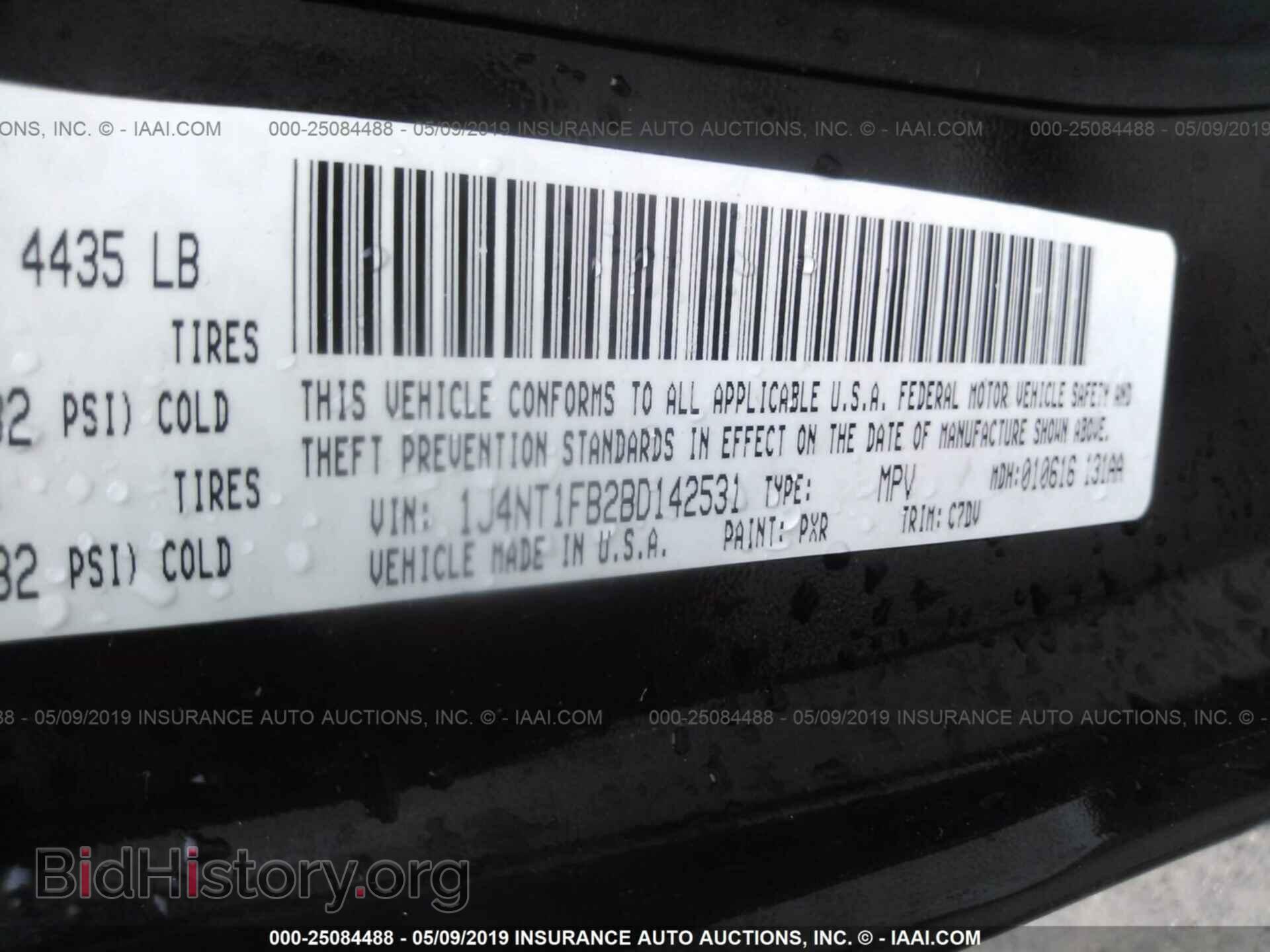 2011 JEEP COMPASS - VIN: 1J4NT1FB2BD142531 - Photo 9