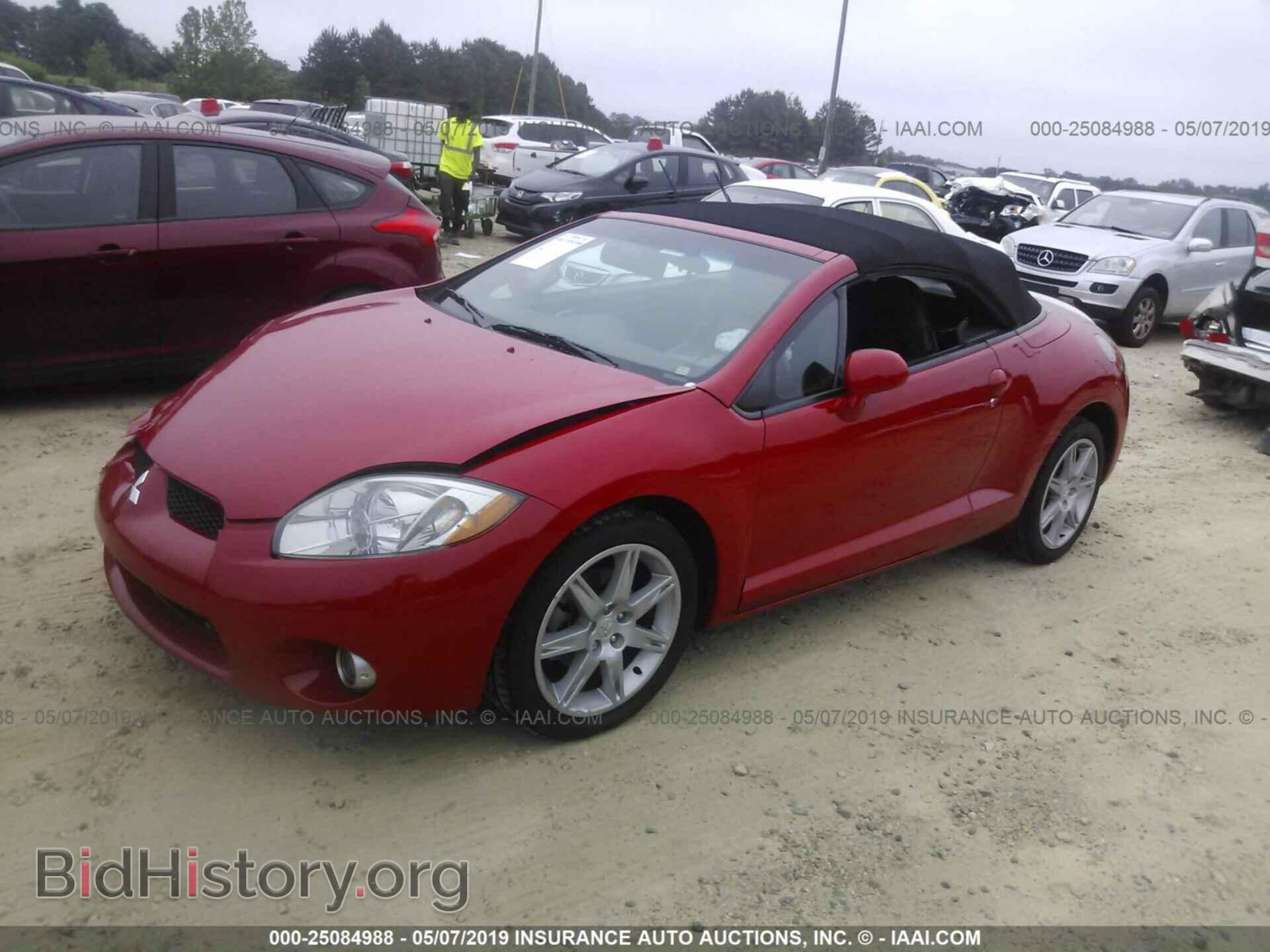 2007 MITSUBISHI ECLIPSE - VIN: 4A3AL35T17E011177 - Фото 2