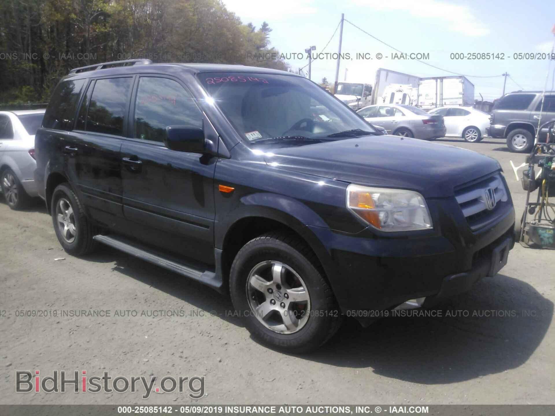 Фотография 5FNYF18797B025855 - HONDA PILOT 2007