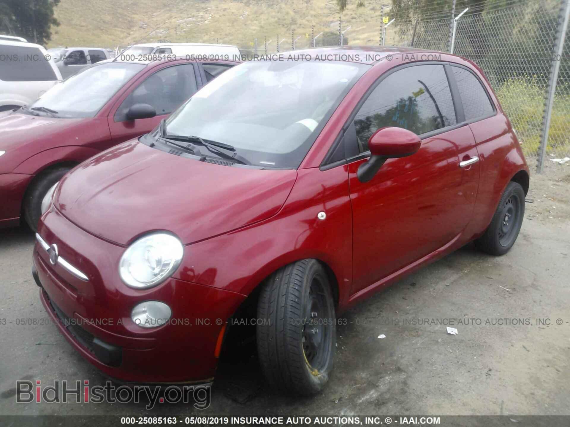 2012 FIAT 500 - VIN: 3C3CFFAR8CT383709 - Фото 2