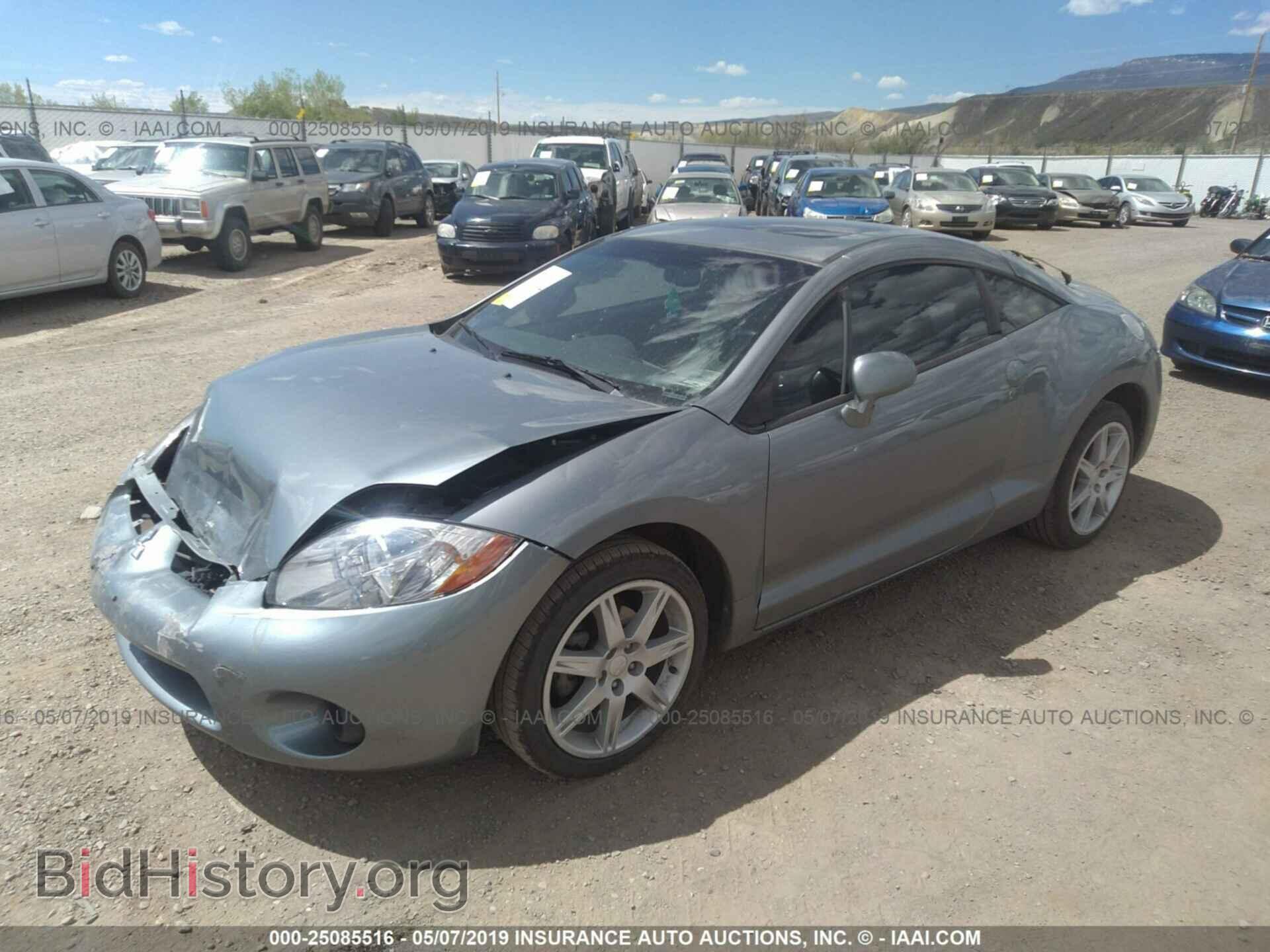 2007 MITSUBISHI ECLIPSE - VIN: 4A3AK64F67E069849 - Фото 2