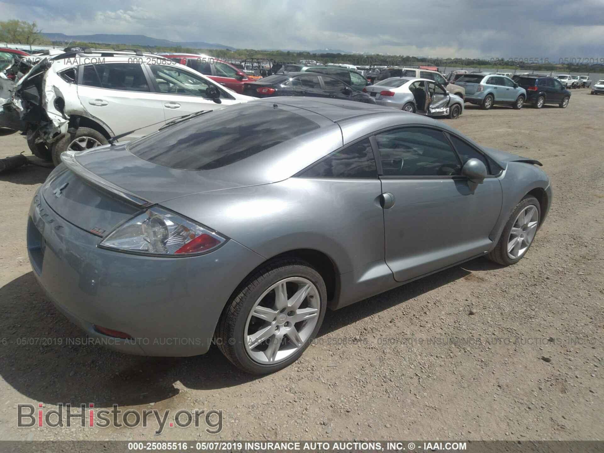 2007 MITSUBISHI ECLIPSE - VIN: 4A3AK64F67E069849 - Фото 4