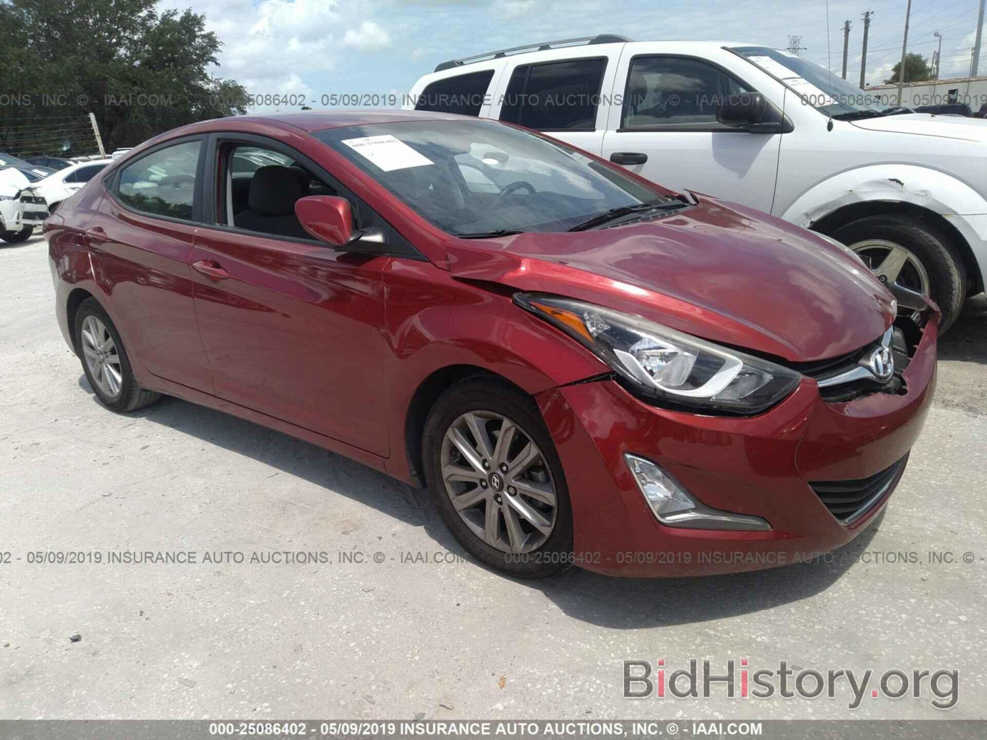 Photo 5NPDH4AE5EH469719 - HYUNDAI ELANTRA 2014