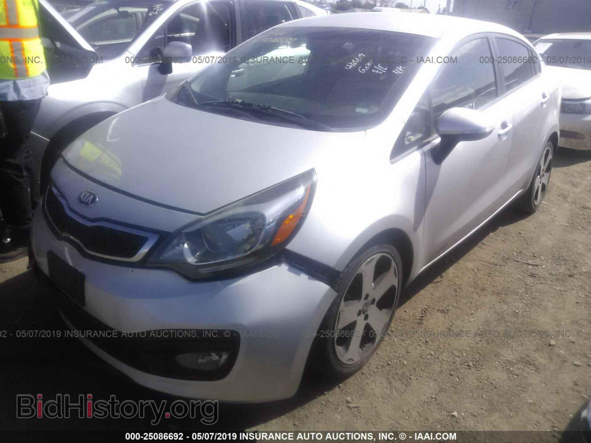 2013 KIA RIO - VIN: KNADN4A3XD6305184 - Photo 2