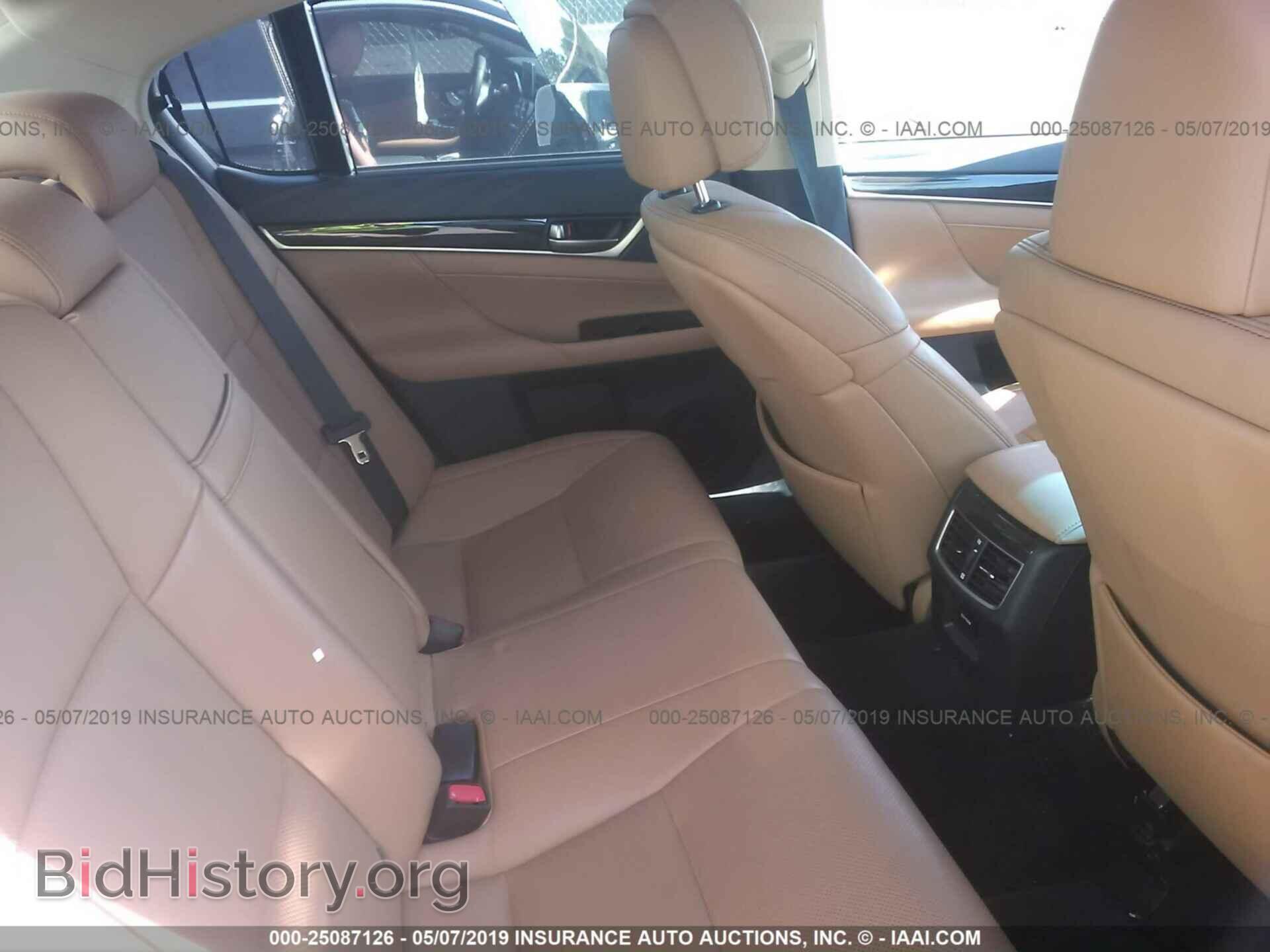 2013 LEXUS GS - VIN: JTHBE1BL2D5003514 - Фото 8