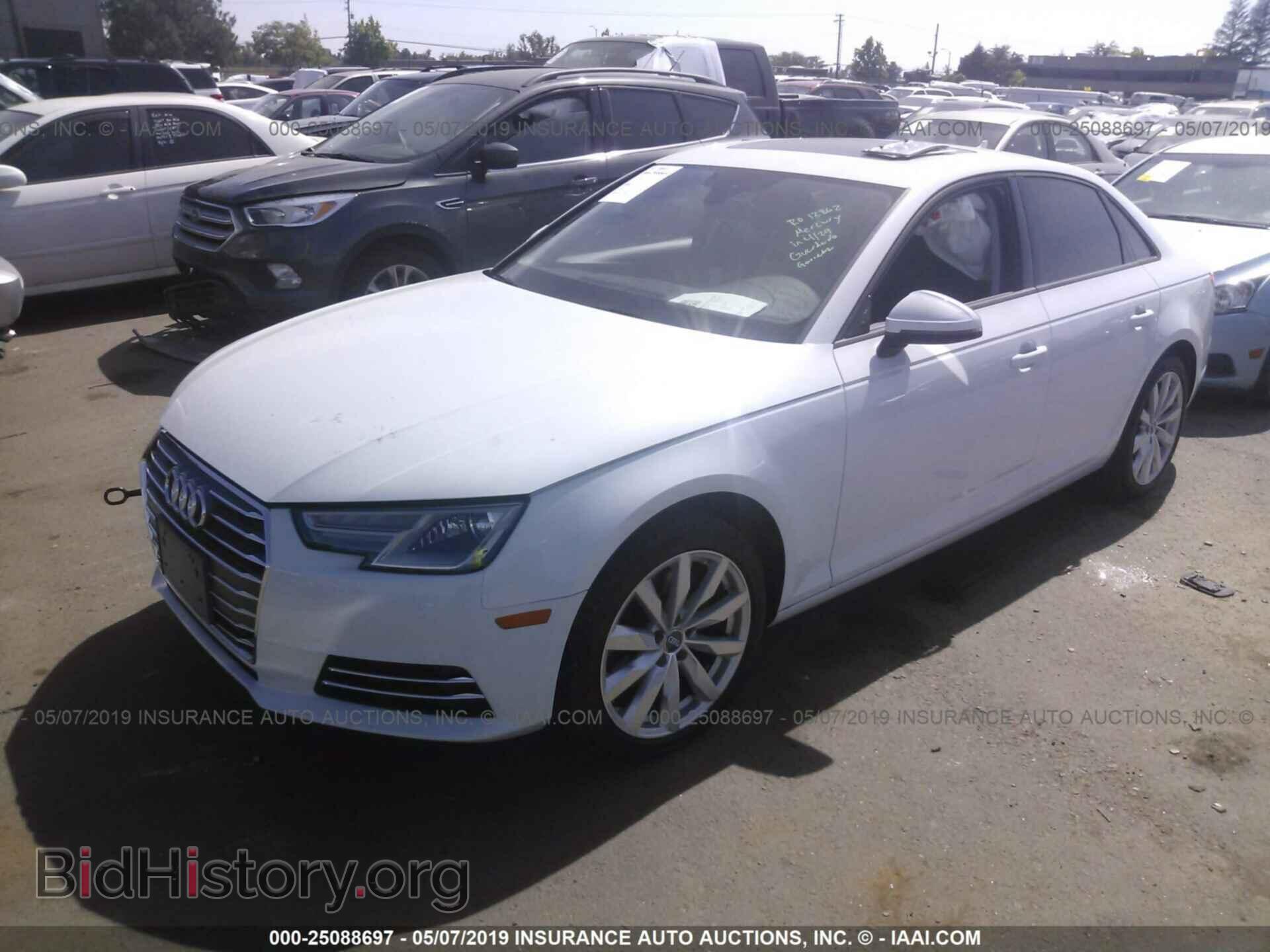 2017 AUDI A4 - VIN: WAUGMAF47HN031504 - Фото 2