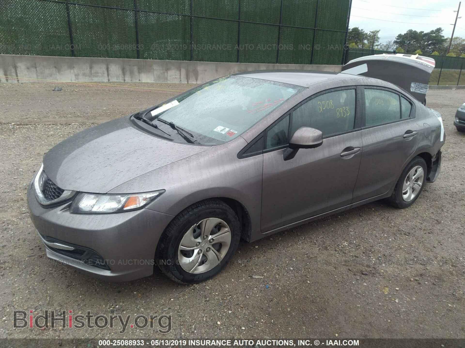 2013 HONDA CIVIC - VIN: 2HGFB2F57DH509945 - Фото 2