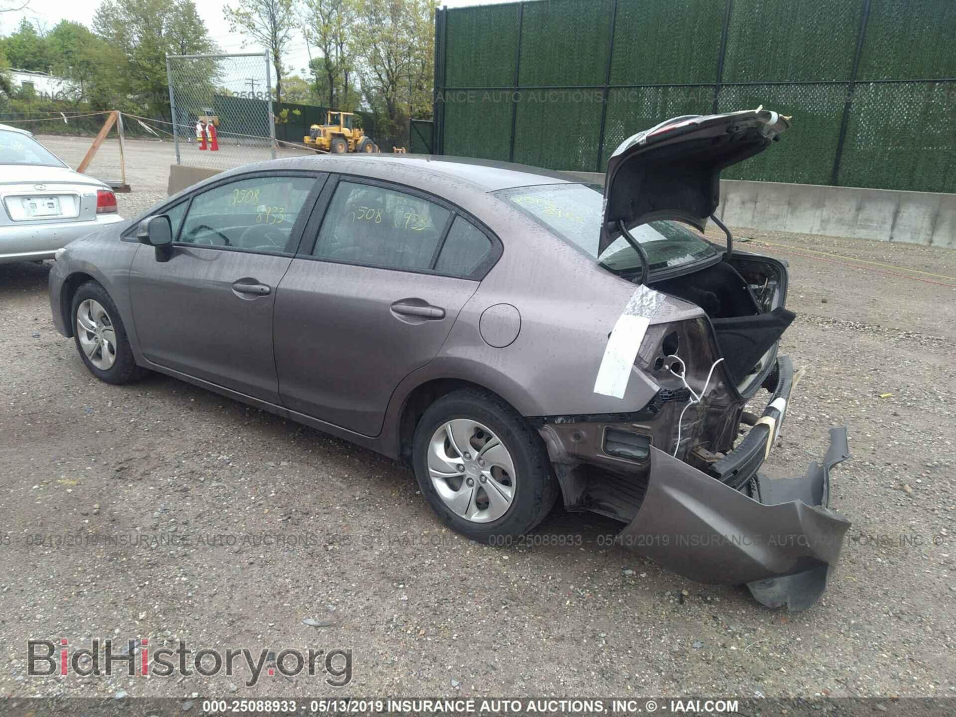 2013 HONDA CIVIC - VIN: 2HGFB2F57DH509945 - Фото 3