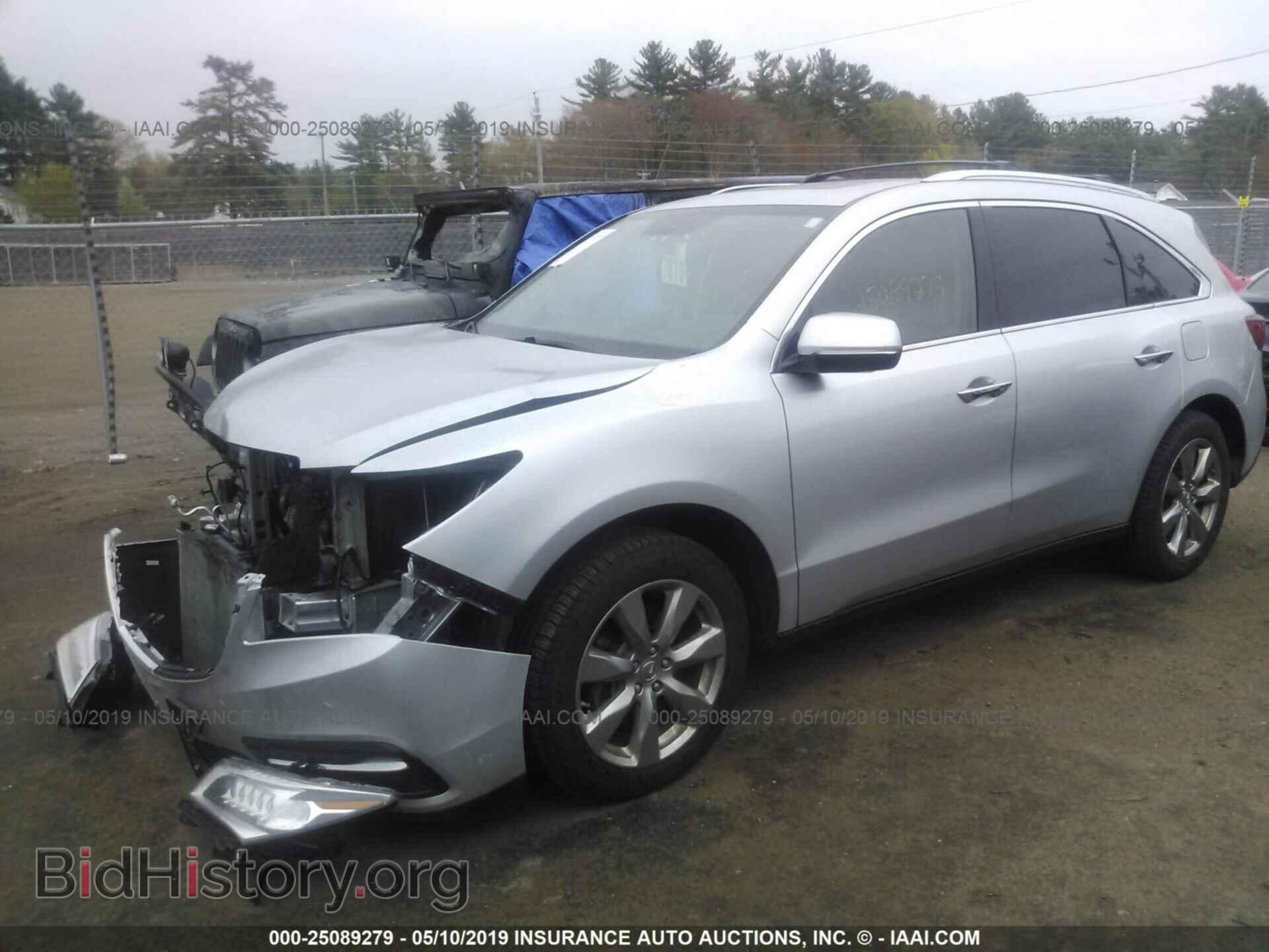 2014 ACURA MDX - VIN: 5FRYD4H80EB028283 - Фото 2