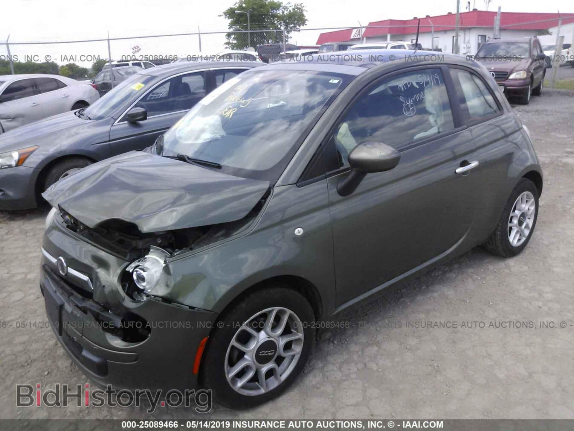 2012 FIAT 500 - VIN: 3C3CFFAR4CT117152 - Фото 2
