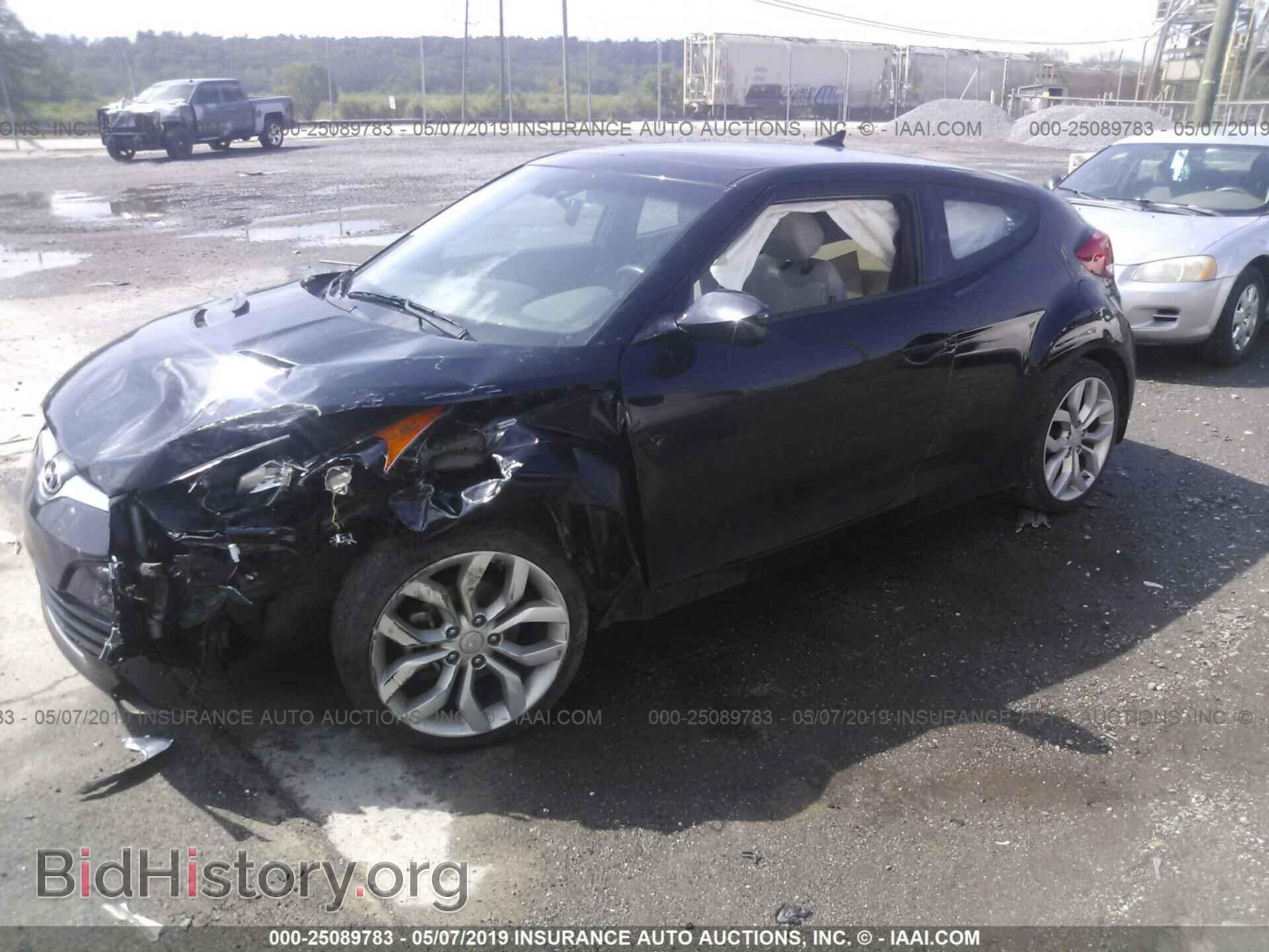 2013 HYUNDAI VELOSTER - VIN: KMHTC6AD5DU131461 - Фото 2