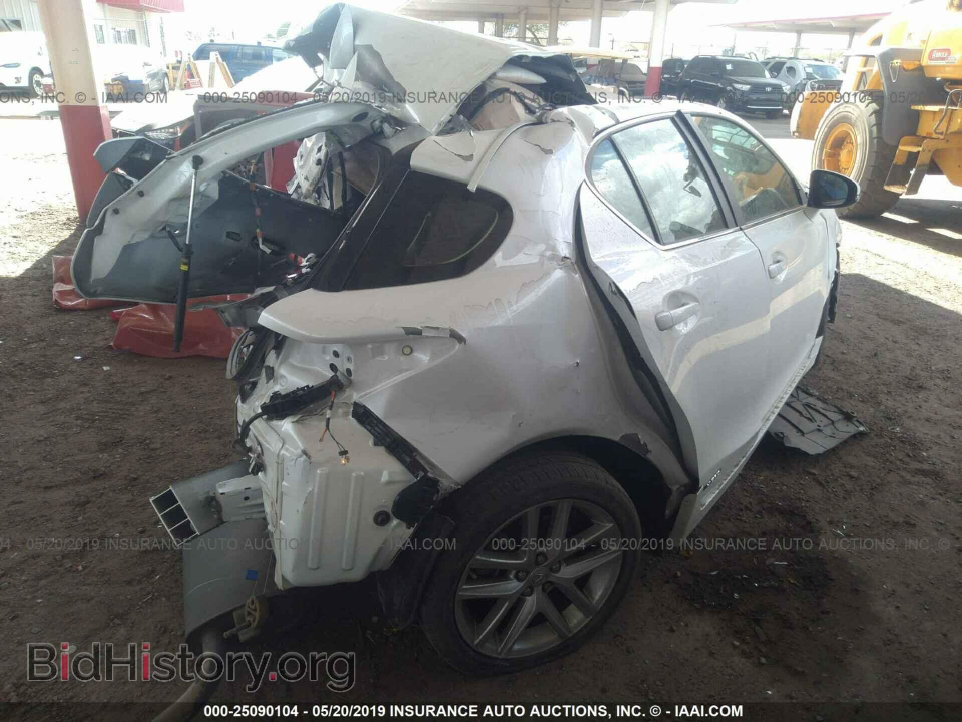 2014 LEXUS CT - VIN: JTHKD5BH0E2197078 - Фото 4