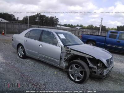 2005 Lexus LS 430, silver — VIN JTHBN36FX55020109, IAAI