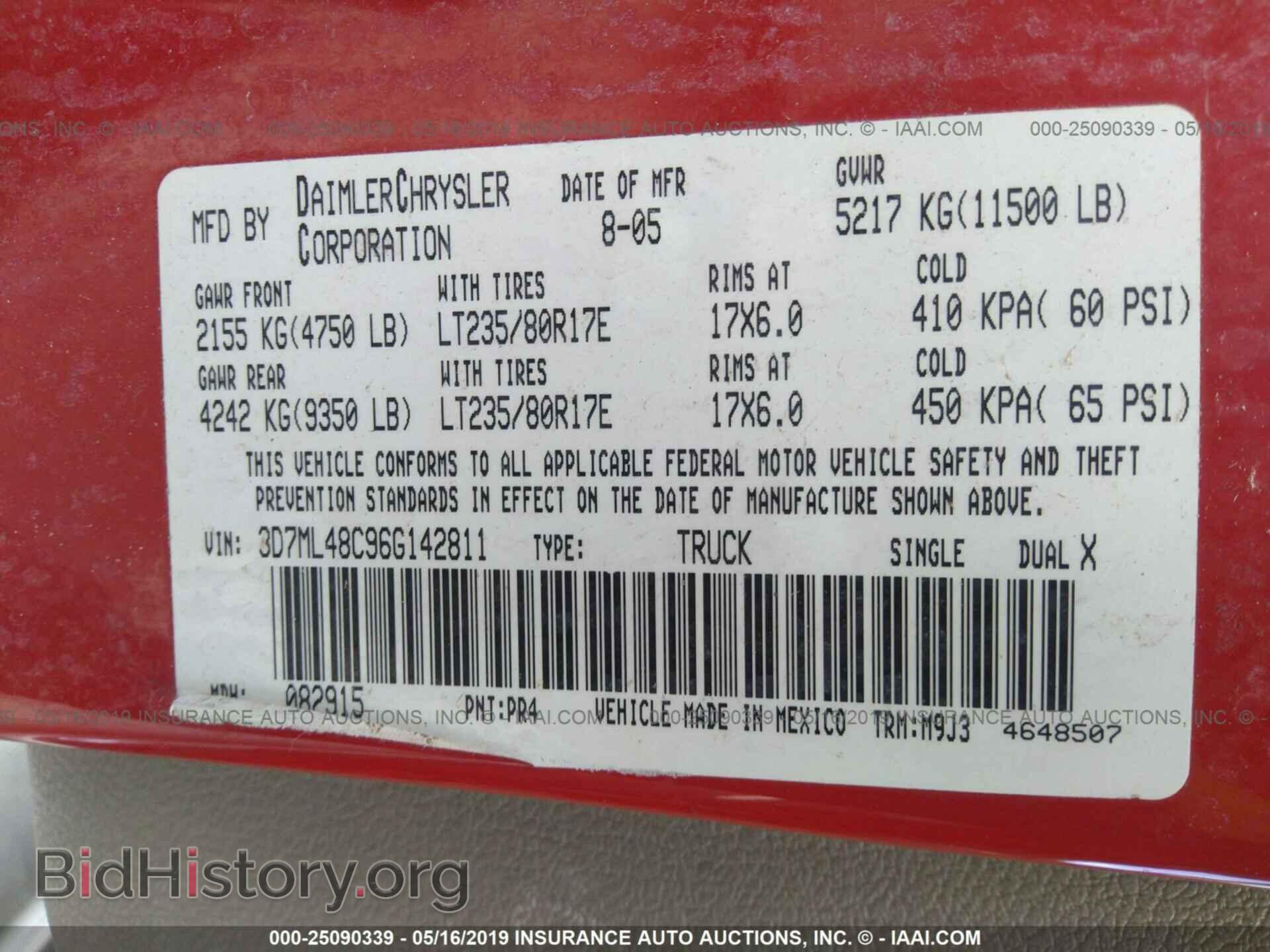 2006 DODGE RAM 3500 - VIN: 3D7ML48C96G142811 - Photo 9