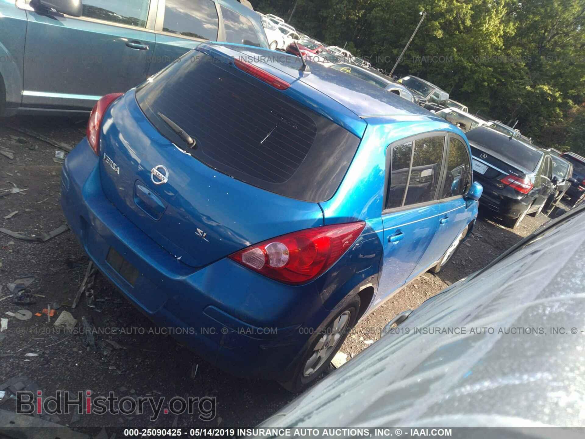 2007 NISSAN VERSA - VIN: 3N1BC13E67L419628 - Фото 4
