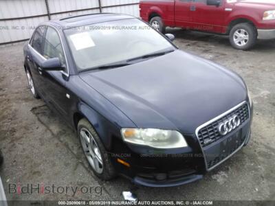 2008 Audi A4 2.0T Quattro, синий — VIN WAUDF78E58A072601, IAAI