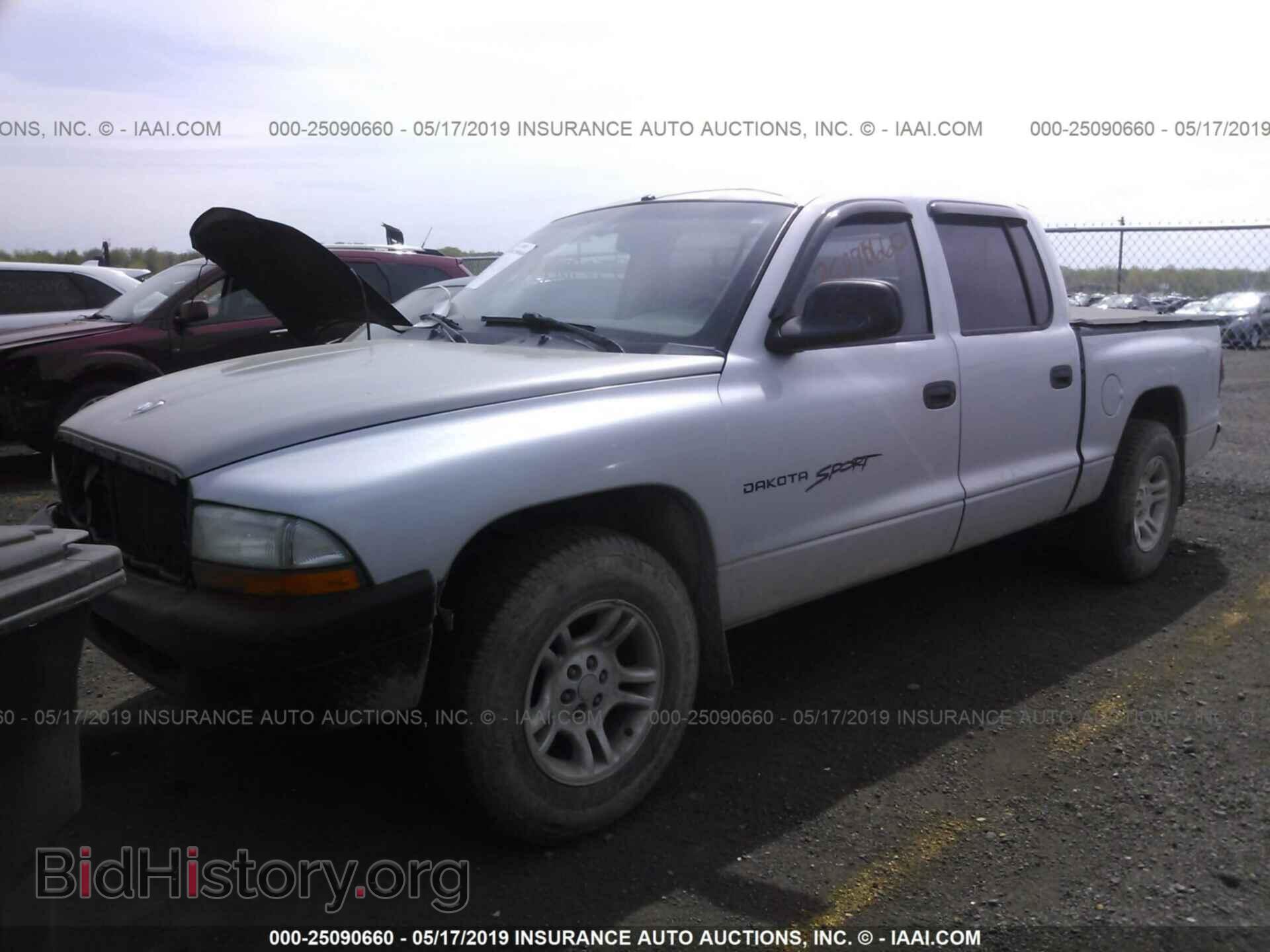 2001 DODGE DAKOTA - VIN: 1B7HL2AX41S296227 - Фото 2