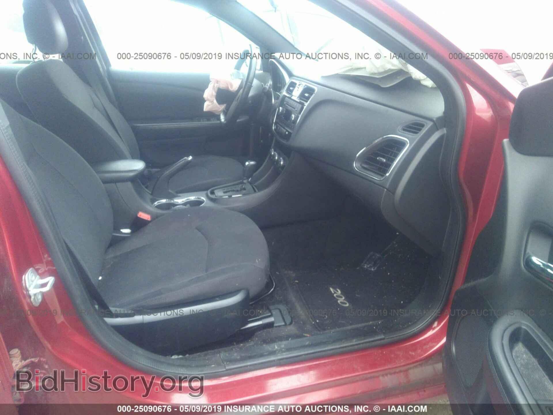 2012 CHRYSLER 200 - VIN: 1C3CCBBG6CN262725 - Фото 5