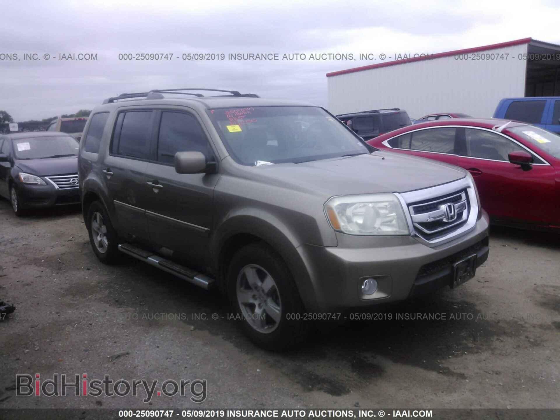 Photo 5FNYF3H50AB019489 - HONDA PILOT 2010