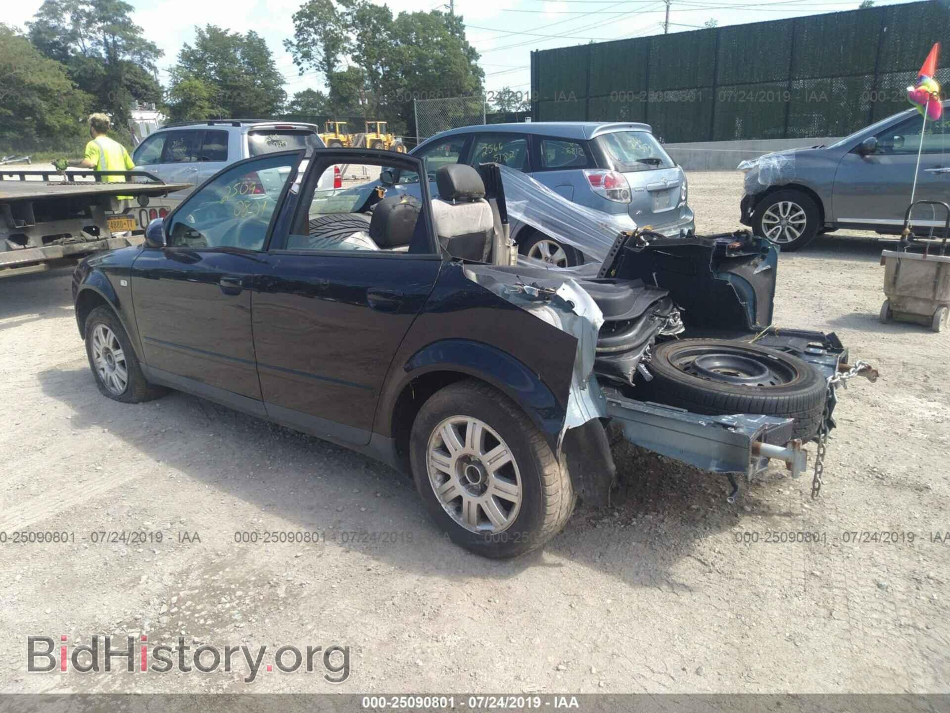 2002 AUDI A4 - VIN: WAULC68E72A314472 - Фото 3